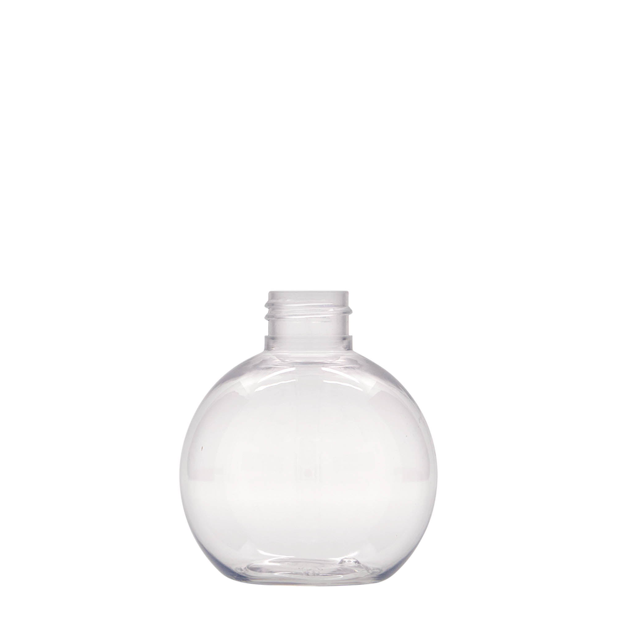 150 ml PET láhev „Perry“, kulatá, plast, hrdlo: 24/410