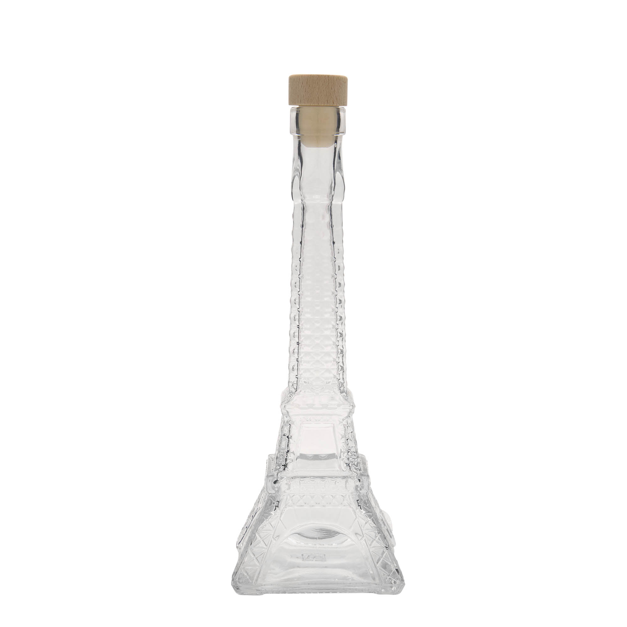 200 ml skleněná láhev 'Eiffelova věž', hrdlo: korek 200 ml skleněná láhev 'Eiffelova věž', hrdlo: korek