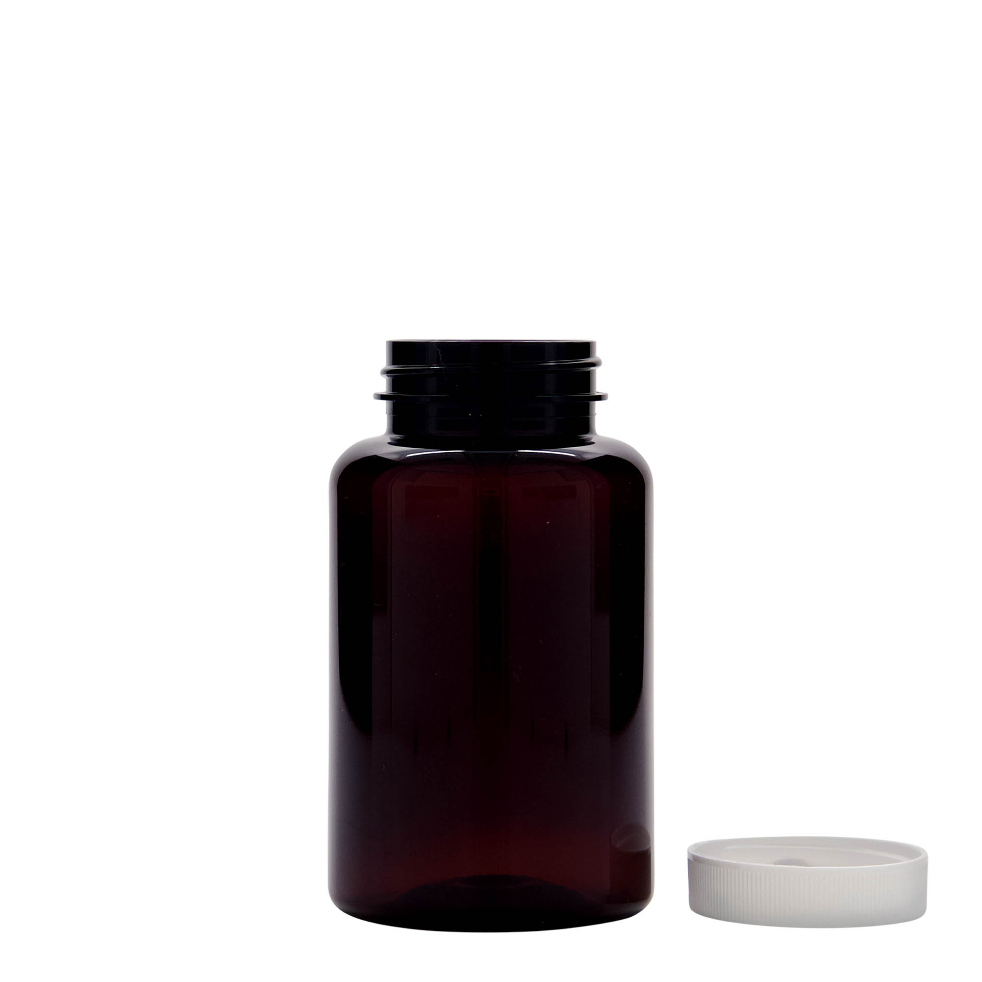 250 ml PET láhev, plast, hnědá, hrdlo: 45/400 250 ml PET láhev, plast, hnědá, hrdlo: 45/400