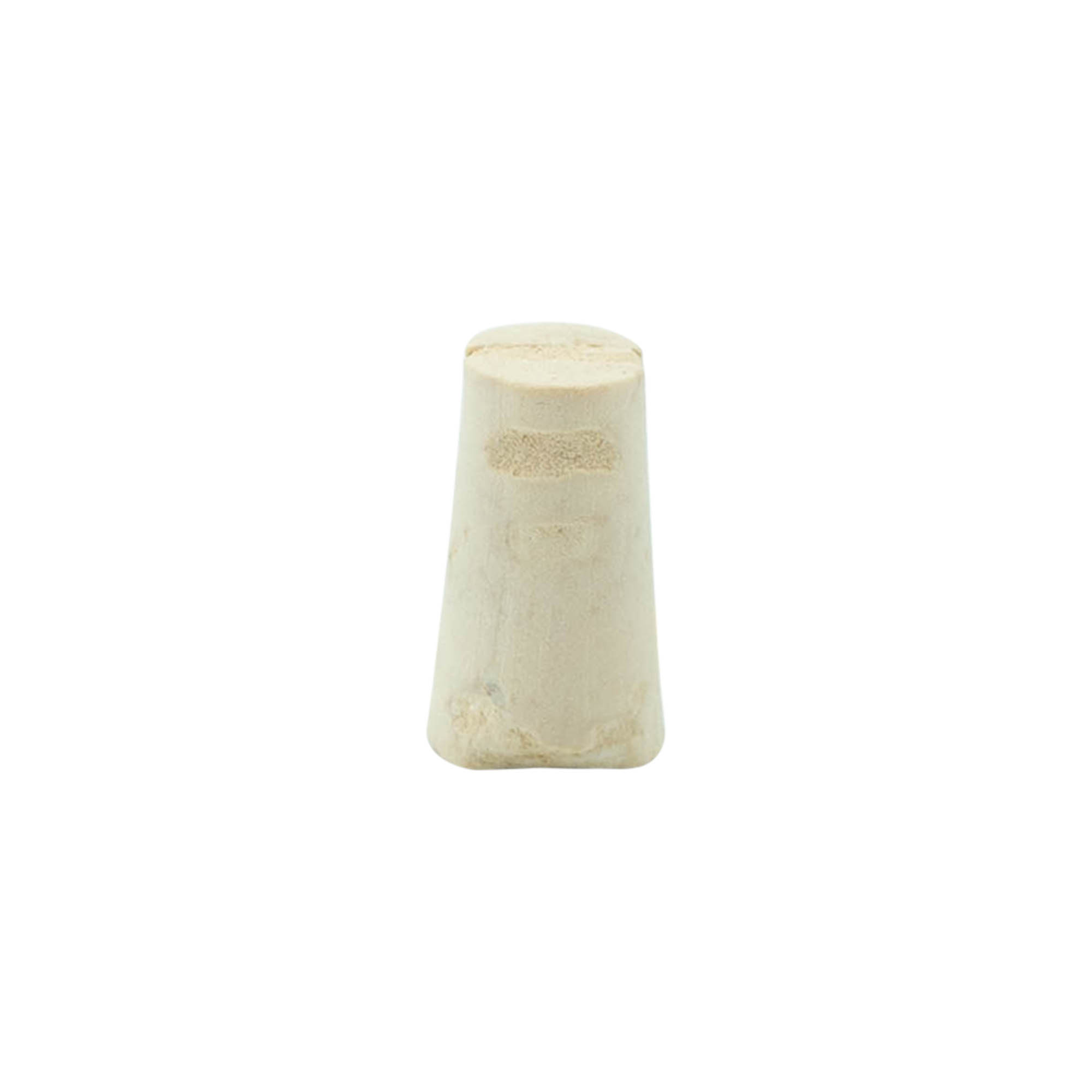 Špičatý korek 9-12 x 22, přírodní korek, bělený, pro hrdlo: korek