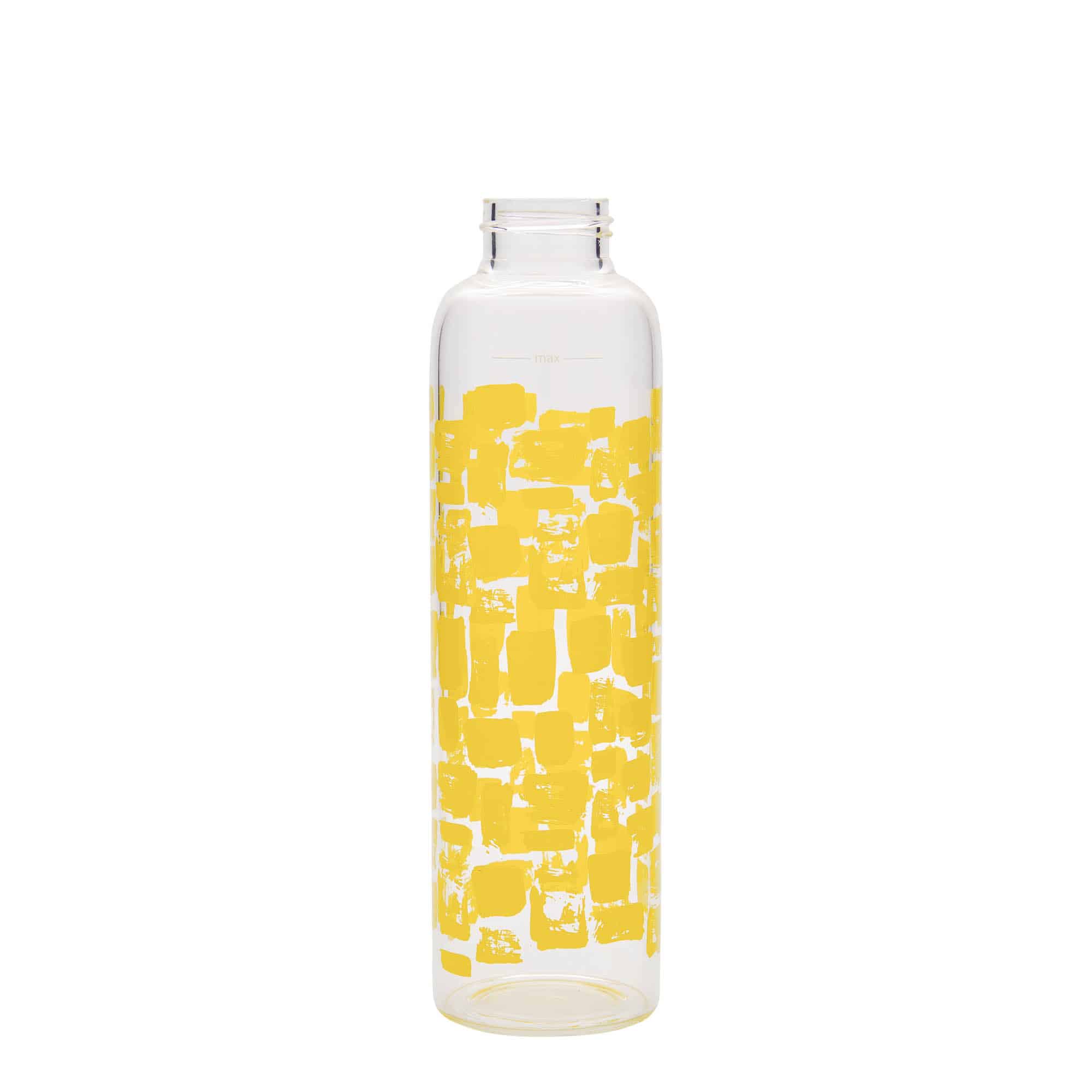 Lahev na pití 500 ml 'Perseus', motiv: žluté obdélníčky, uzávěr: šroubovací uzávěr