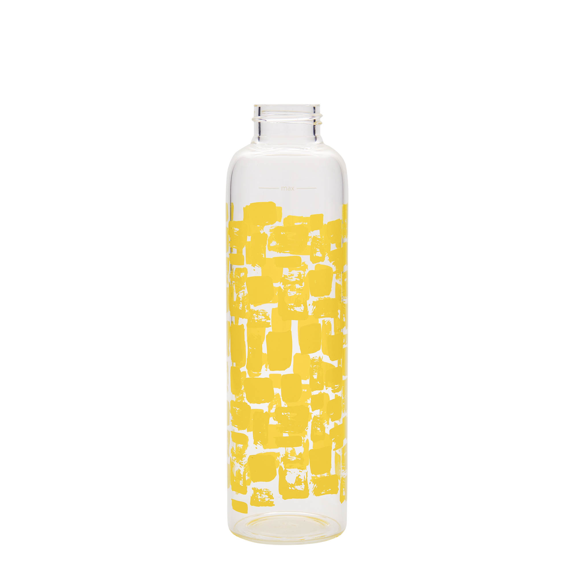 500 ml lahev na pití 'Perseus - Žluté obdélníky', uzávěr: šroubovací