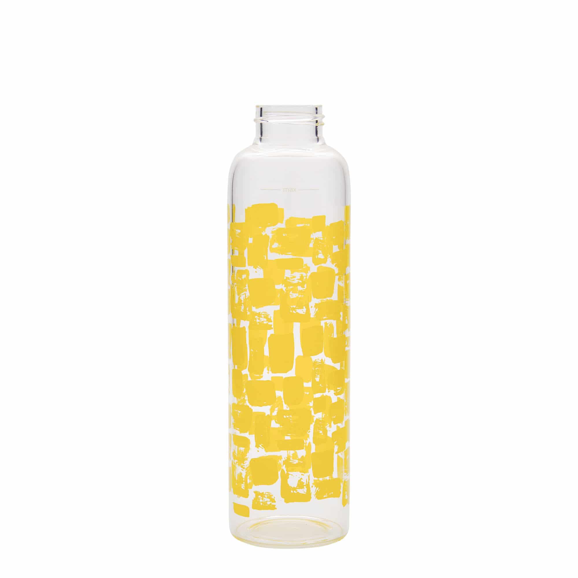 500 ml lahev na pití 'Perseus - Žluté obdélníky', uzávěr: šroubovací