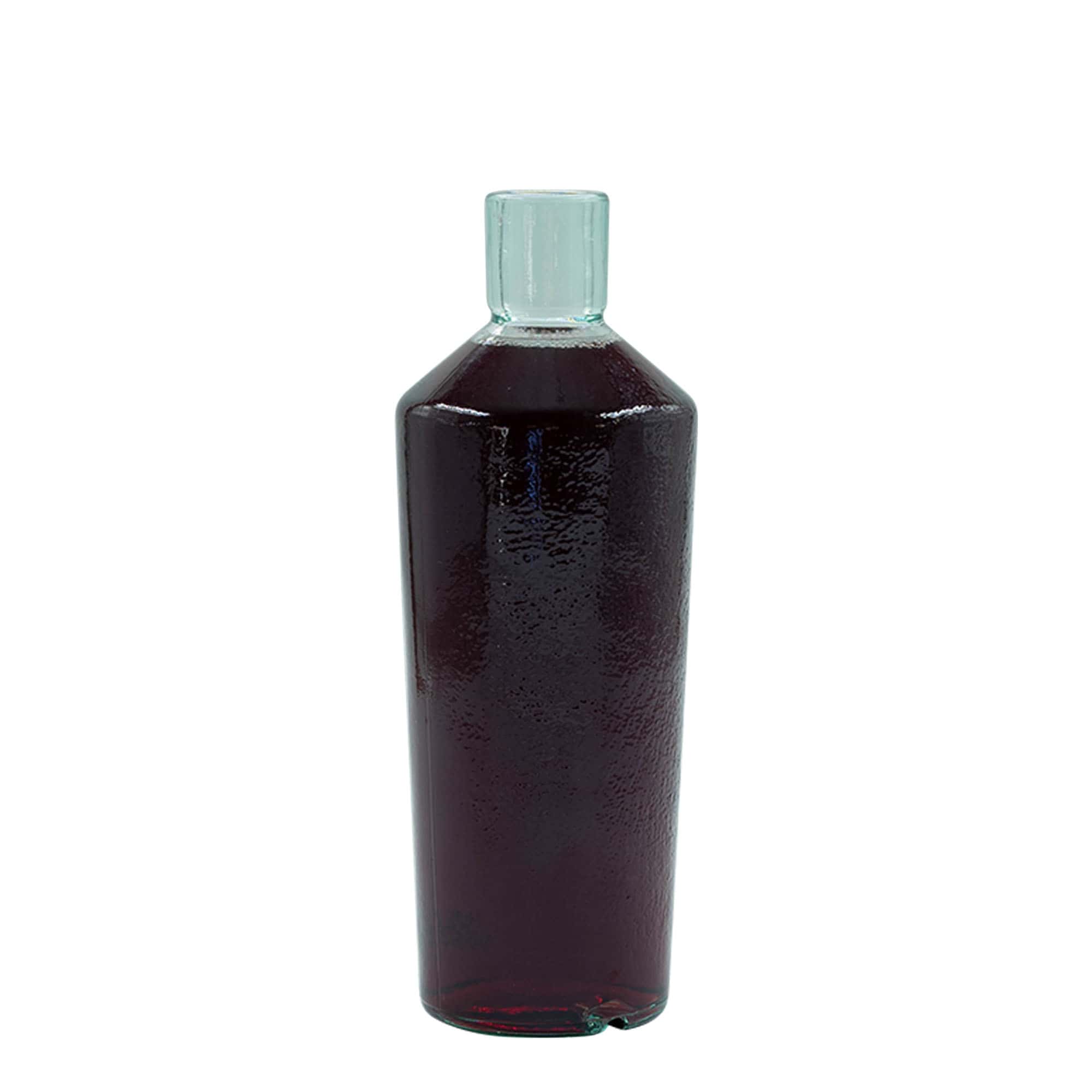 700 ml divoce vyráběná skleněná láhev „Primal“, hrdlo: korek
