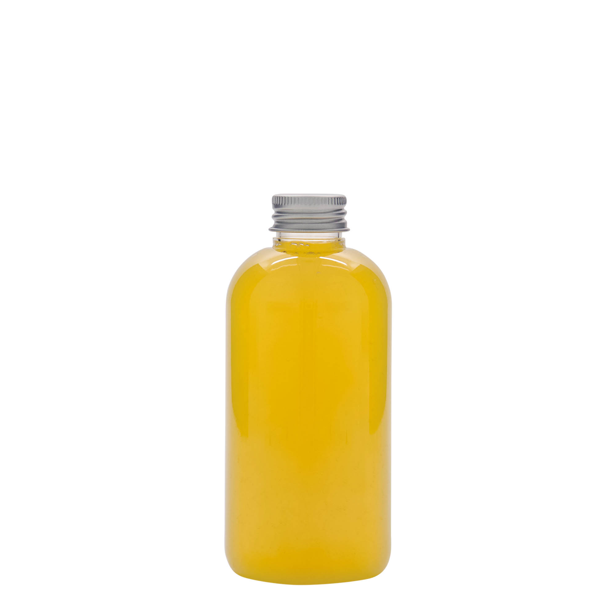 200 ml PET láhev „Boston“, plast, hrdlo: 24/410