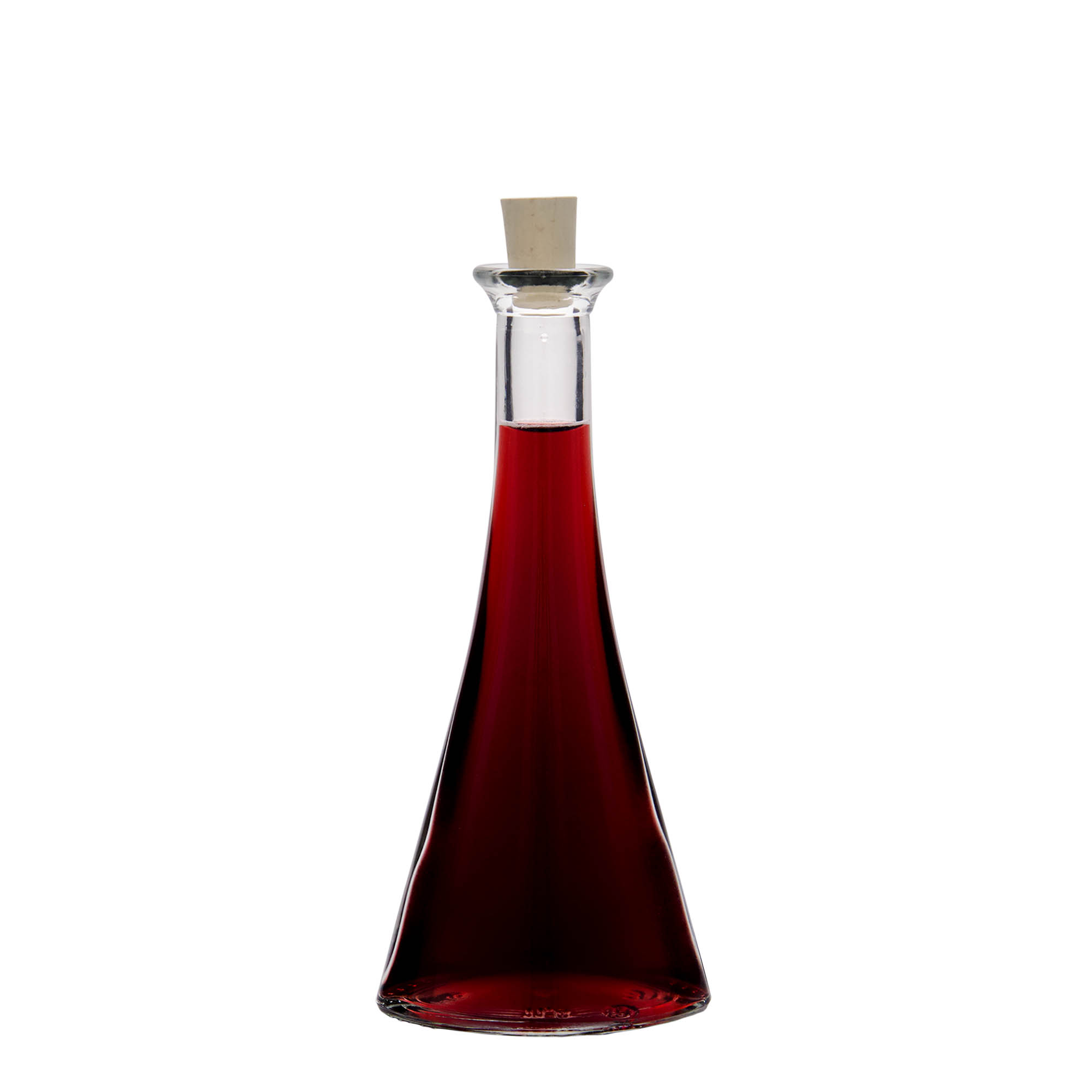 100 ml skleněná lahvička 'Veronica', polokulatá, hrdlo: korek