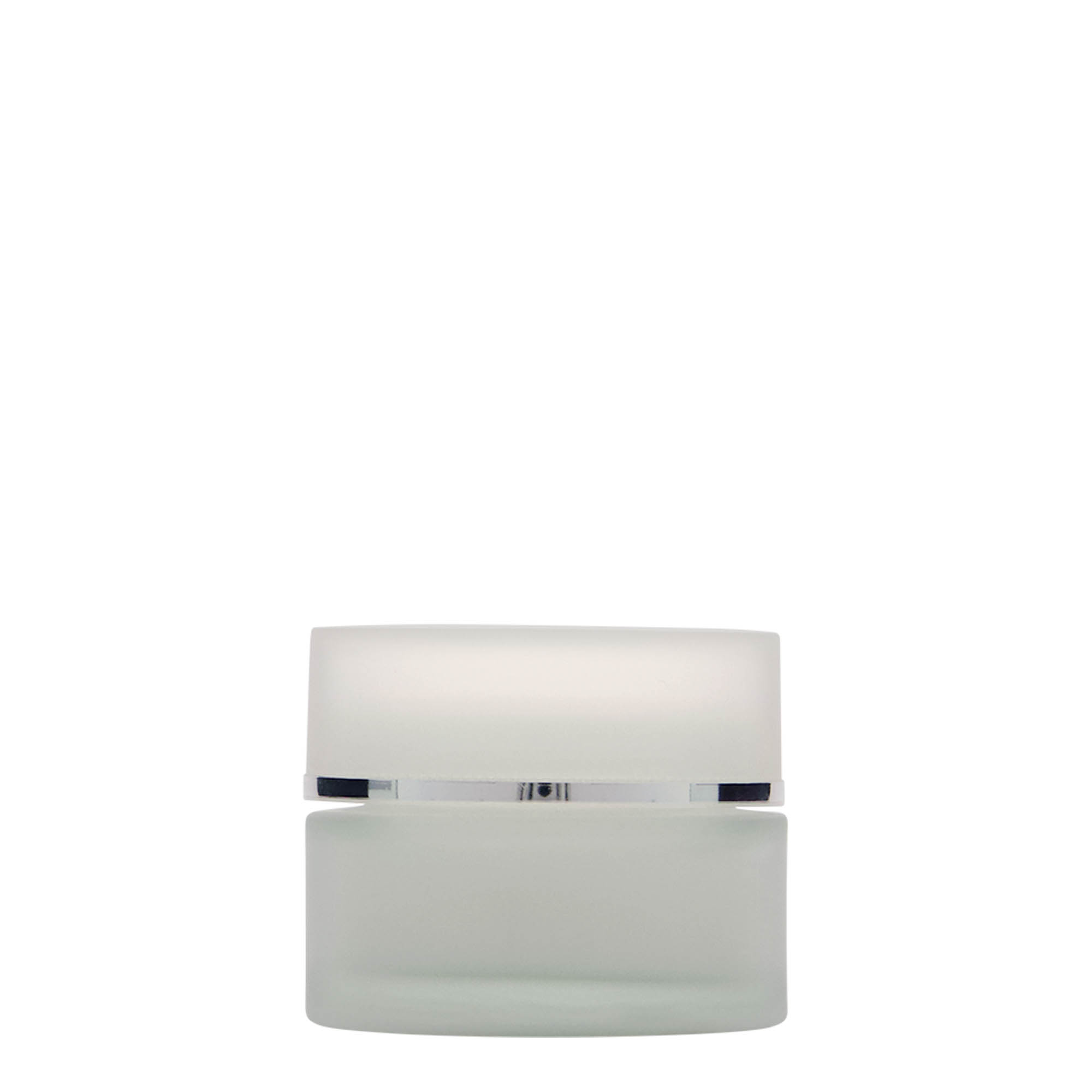 50 ml kelímek 'Platin Edition', sklo, matné, hrdlo: závitové uzávěr 50 ml kelímek 'Platin Edition', sklo, matné, hrdlo: závitové uzávěr