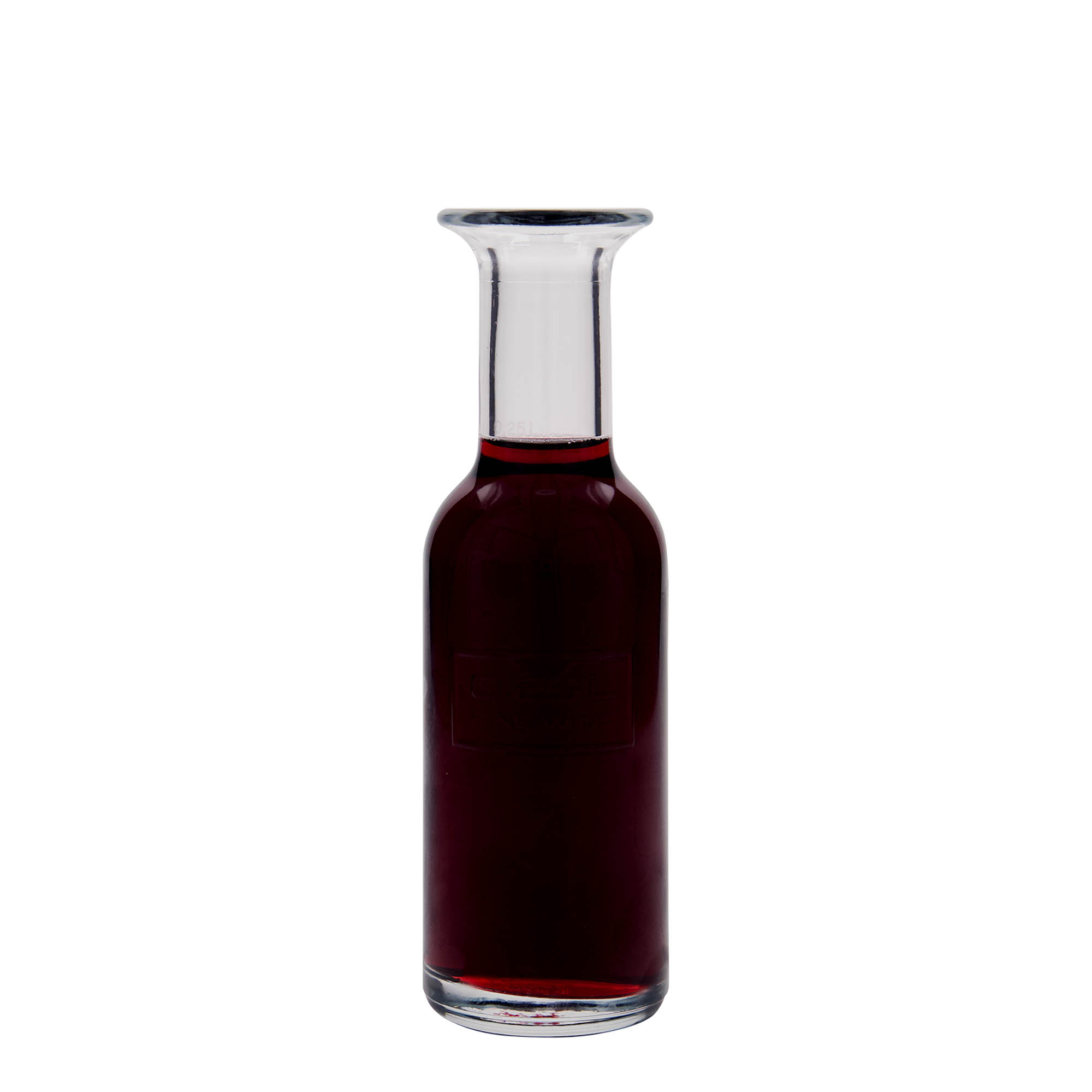 250 ml skleněná láhev 'Optima Fine Wine', hrdlo: korek