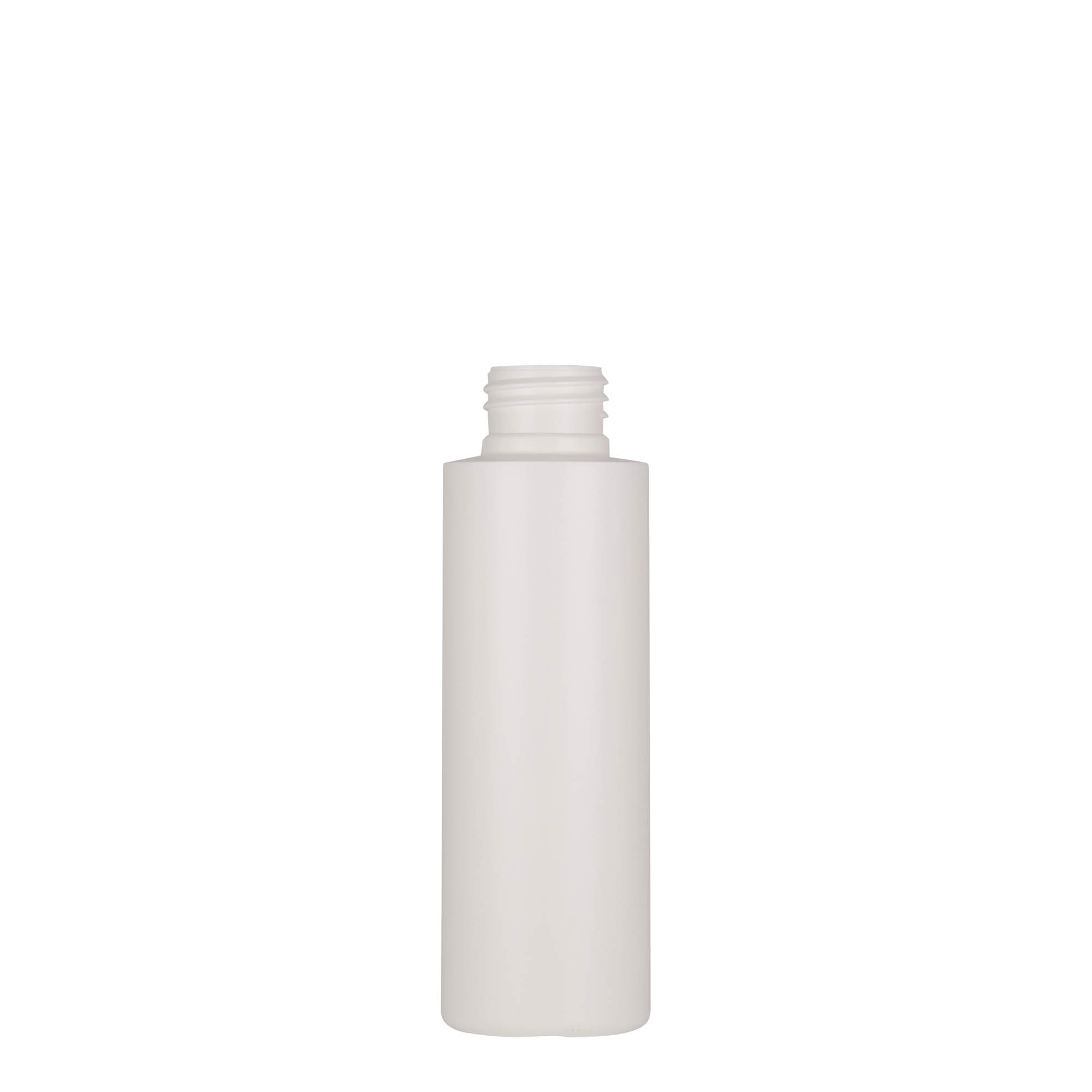 100 ml plastová lahvička 'Pipe', zelený HDPE, bílá, hrdlo: 24/410 100 ml plastová lahvička 'Pipe', zelený HDPE, bílá, hrdlo: 24/410