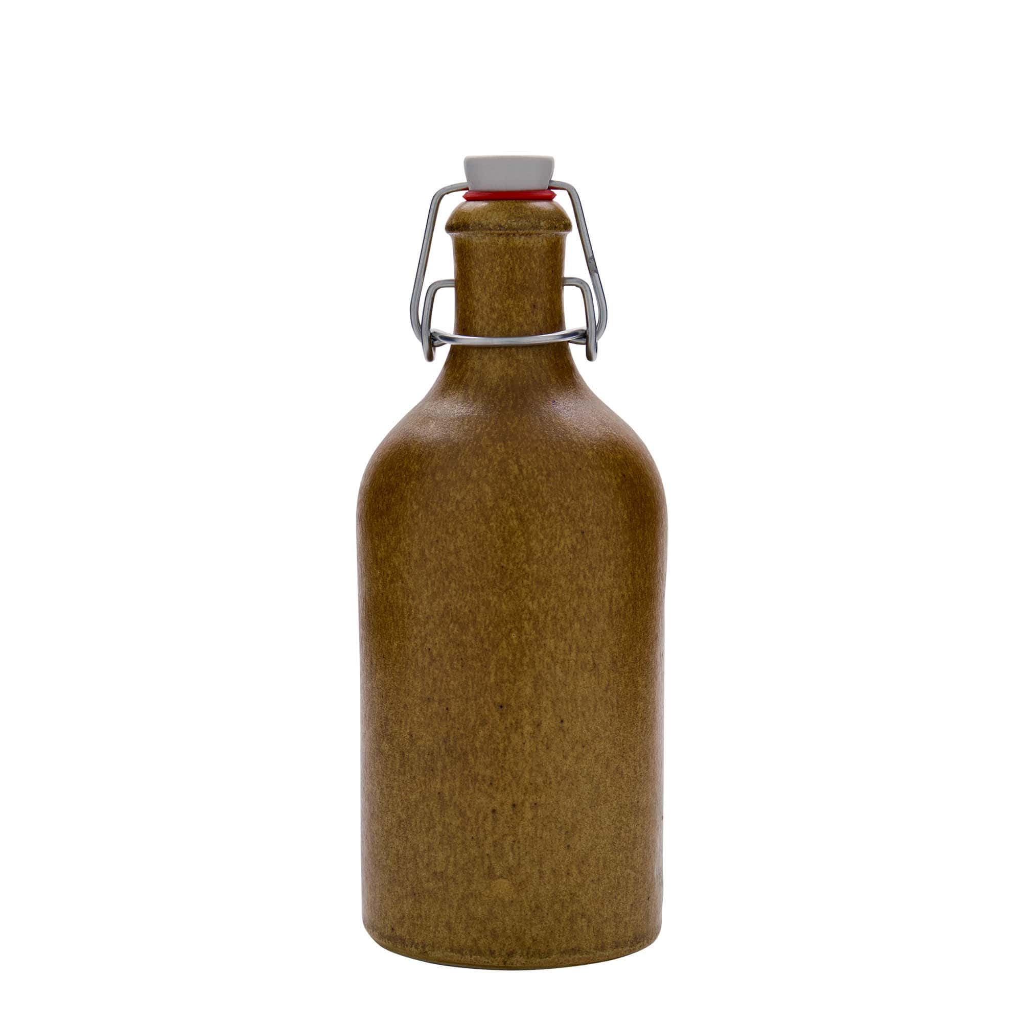 500 ml hliněný džbán, kamenina, hnědý křišťál, hrdlo: uzávěr s pákou