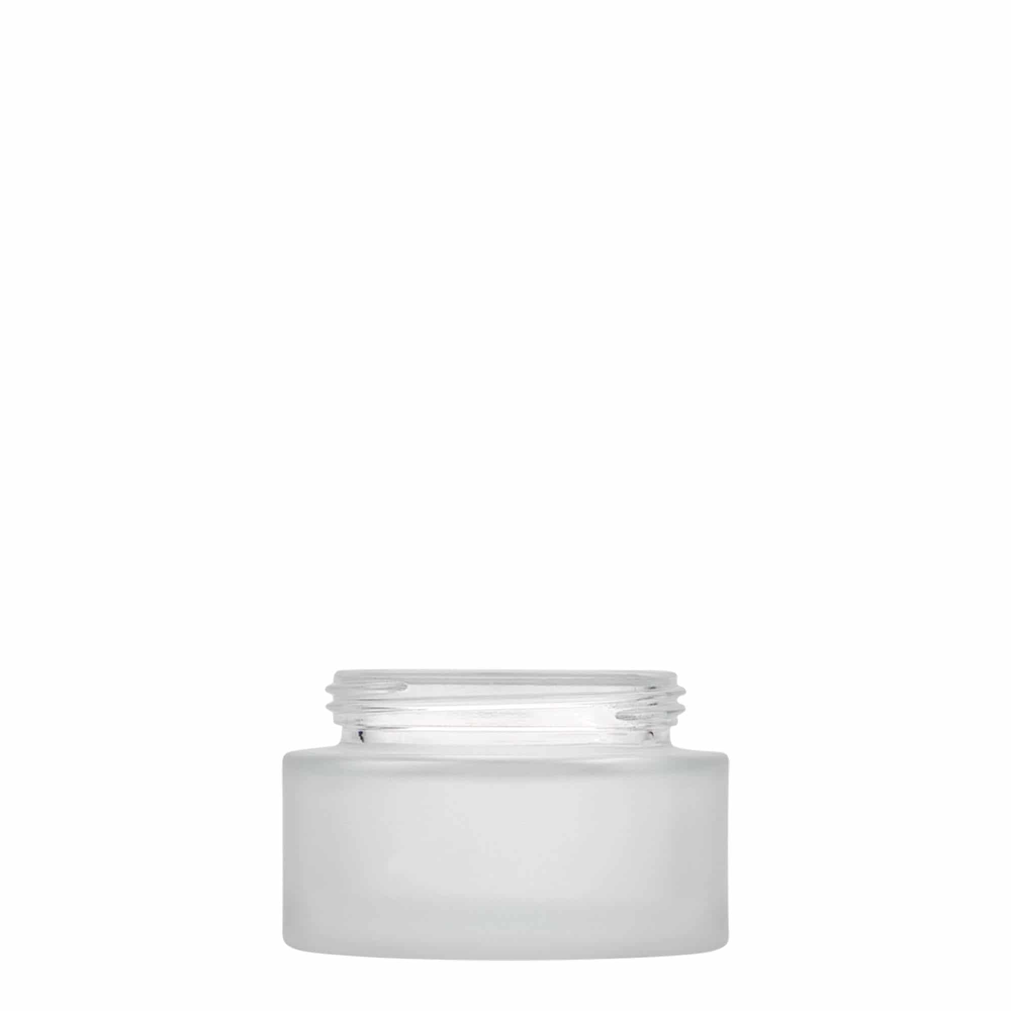 Kelímek 50 ml 'Platin Edition', sklo, matný, uzávěr: šroubovací uzávěr Kelímek 50 ml 'Platin Edition', sklo, matný, uzávěr: šroubovací uzávěr