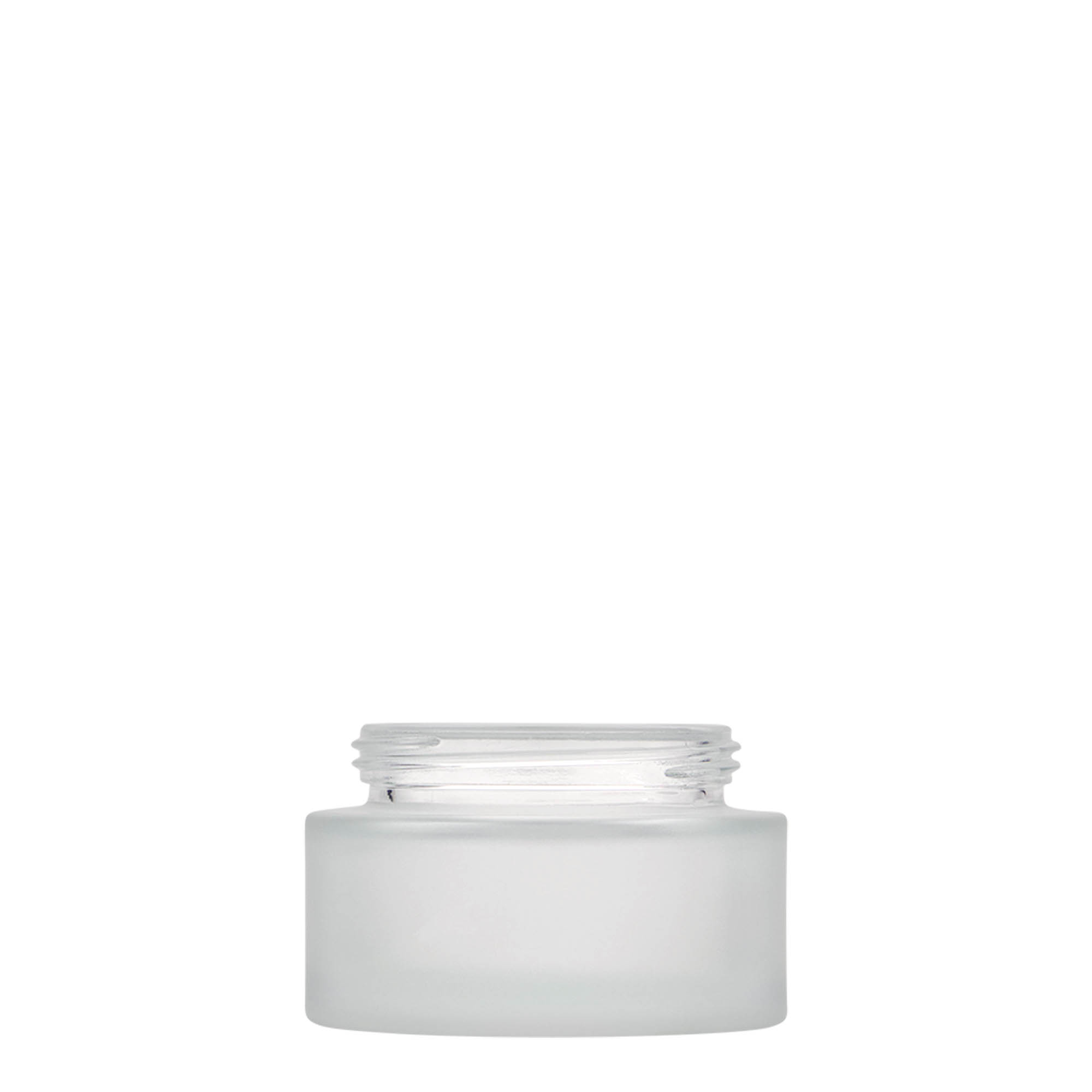 50 ml kelímek 'Platin Edition', sklo, matné, hrdlo: závitové uzávěr 50 ml kelímek 'Platin Edition', sklo, matné, hrdlo: závitové uzávěr