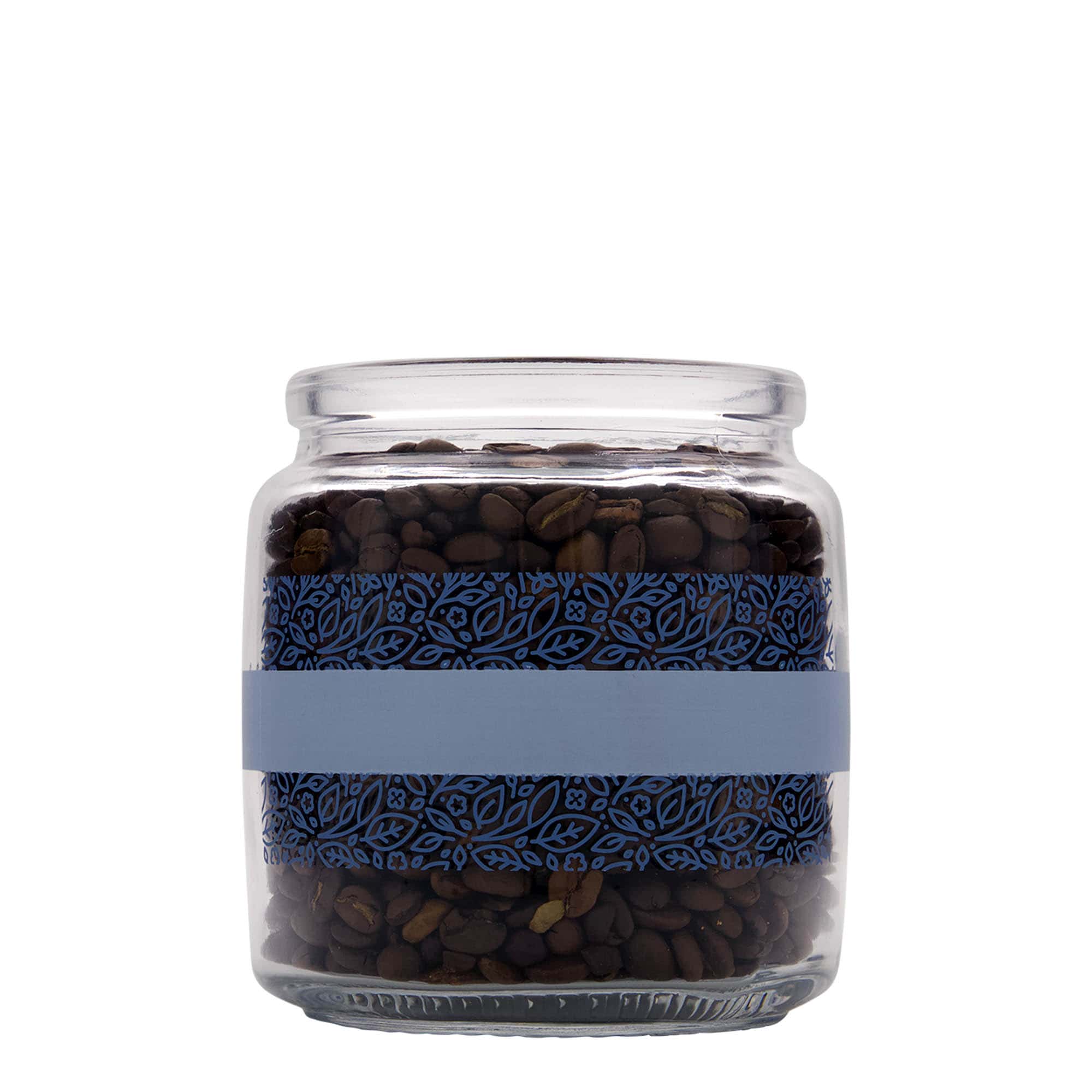 750 ml korková láhev „Giara“, motiv: Naturalmente blu, hrdlo: korek
