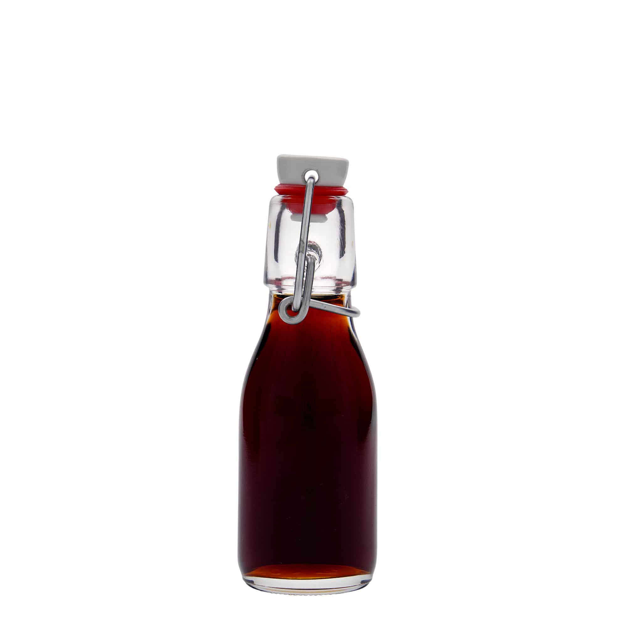 100 ml skleněná láhev 'Paul', hrdlo: západkový uzávěr