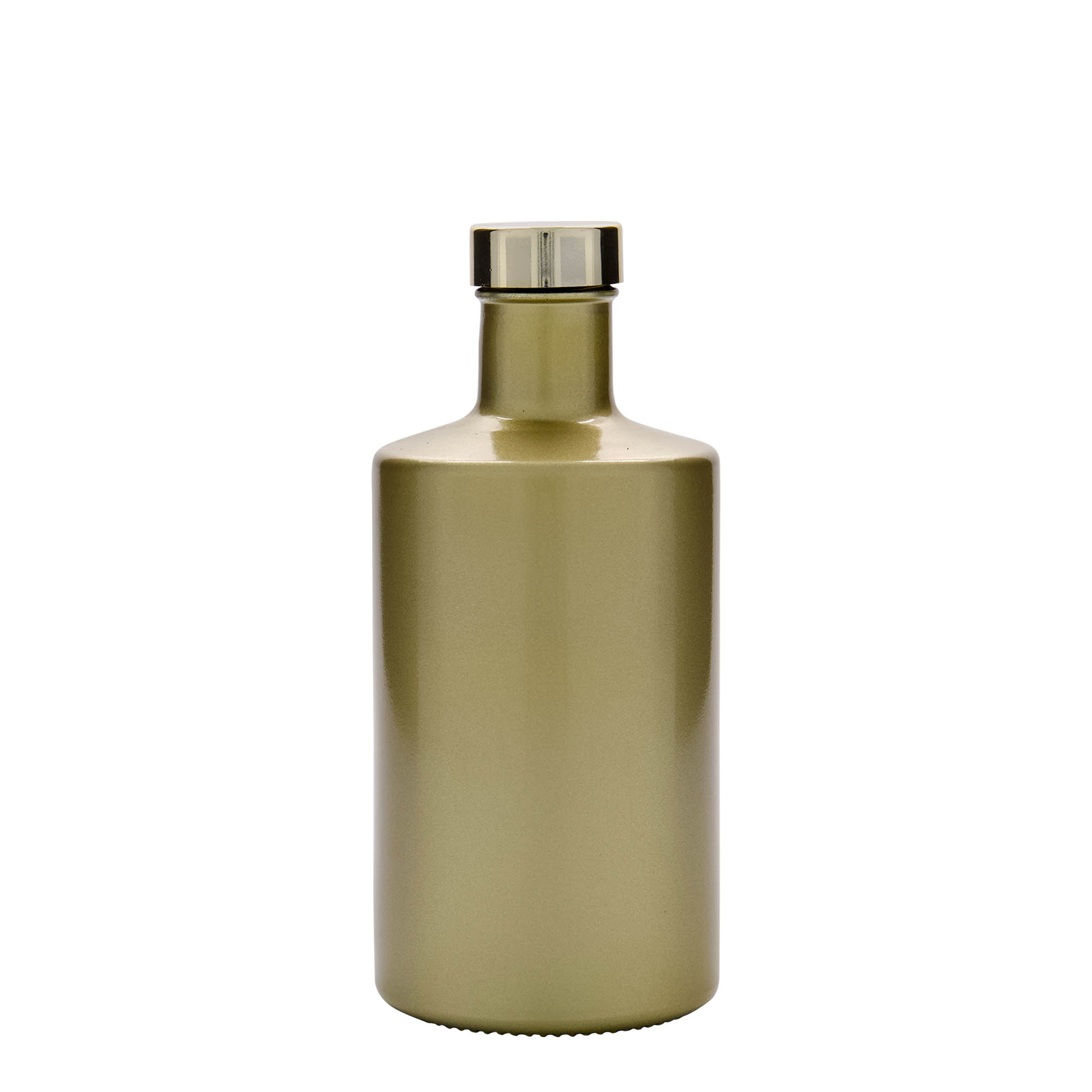 500 ml skleněná láhev 'Caroline', zlatá, hrdlo: GPI 33 500 ml skleněná láhev 'Caroline', zlatá, hrdlo: GPI 33