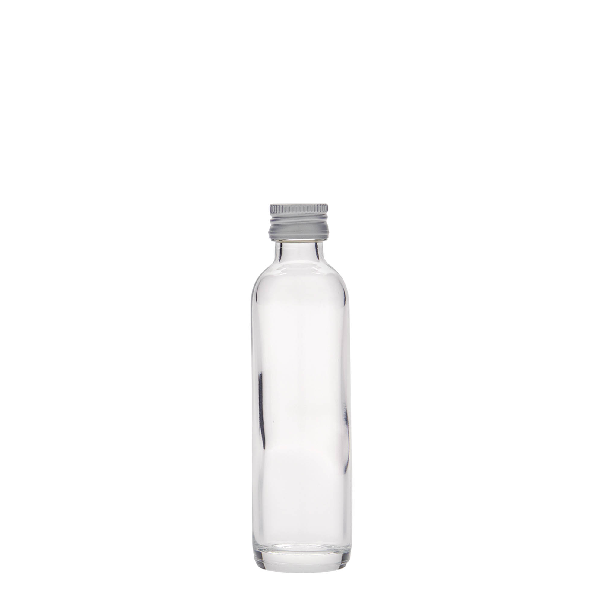 40 ml láhev s ryskou, sklo, hrdlo: PP 18
