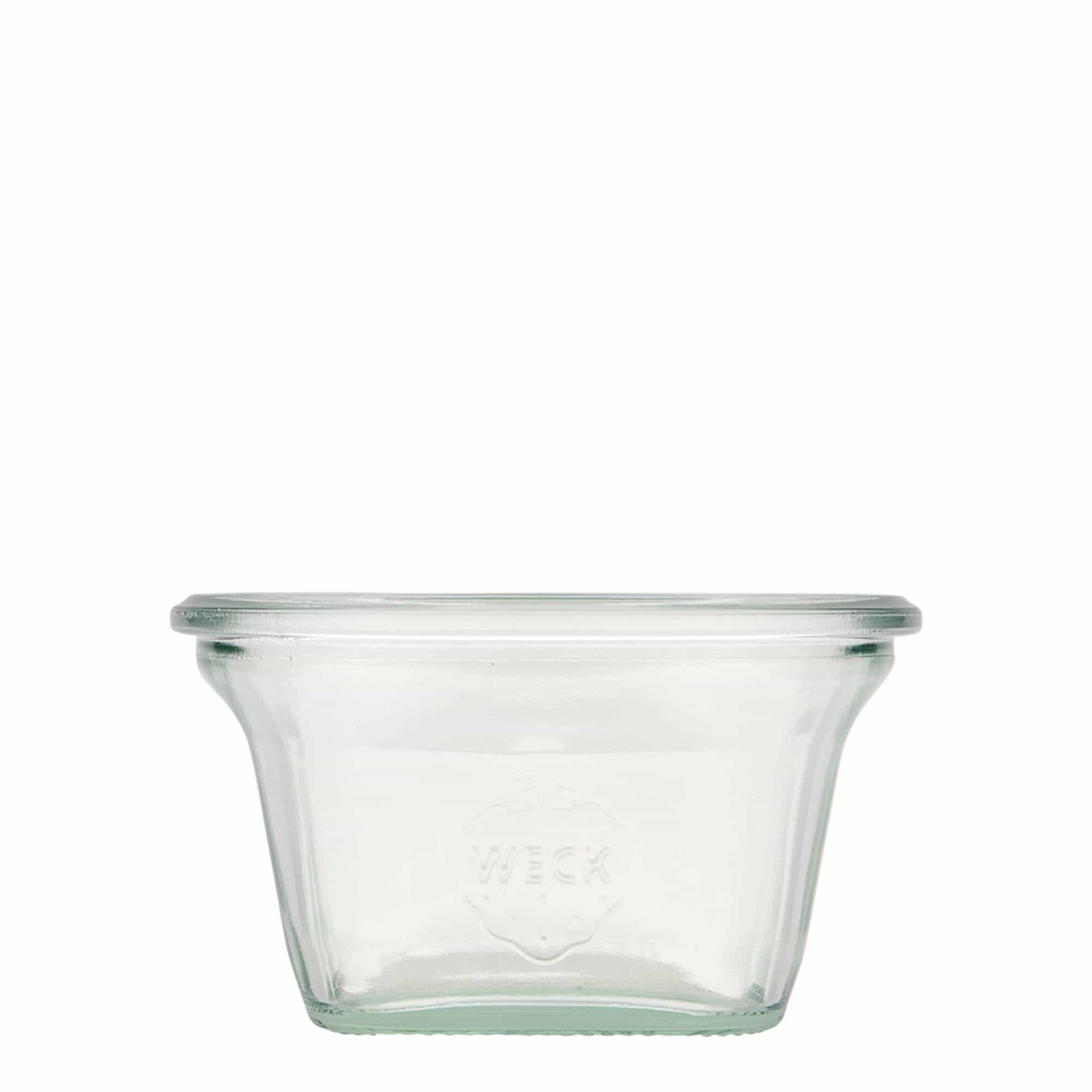 Sklenice WECK Quadro 290 ml, čtvercová, uzávěr: kulatý okraj