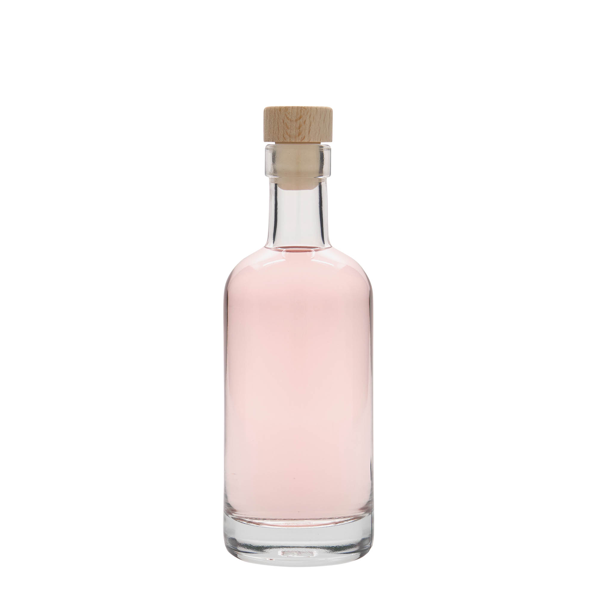 250 ml skleněná láhev „Linea Uno“, hrdlo: korek