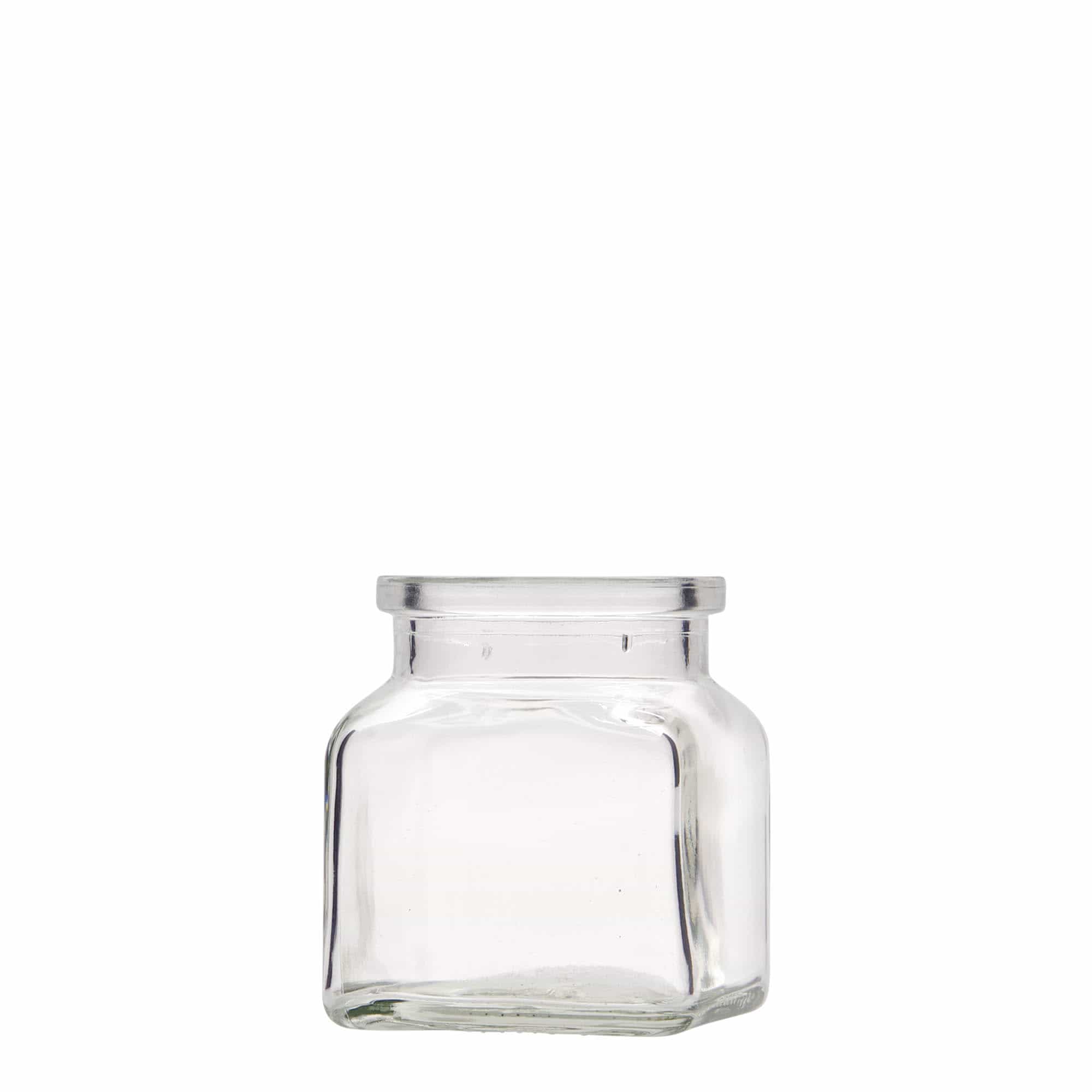 120 ml korková sklenice, čtvercová, hrdlo: korek