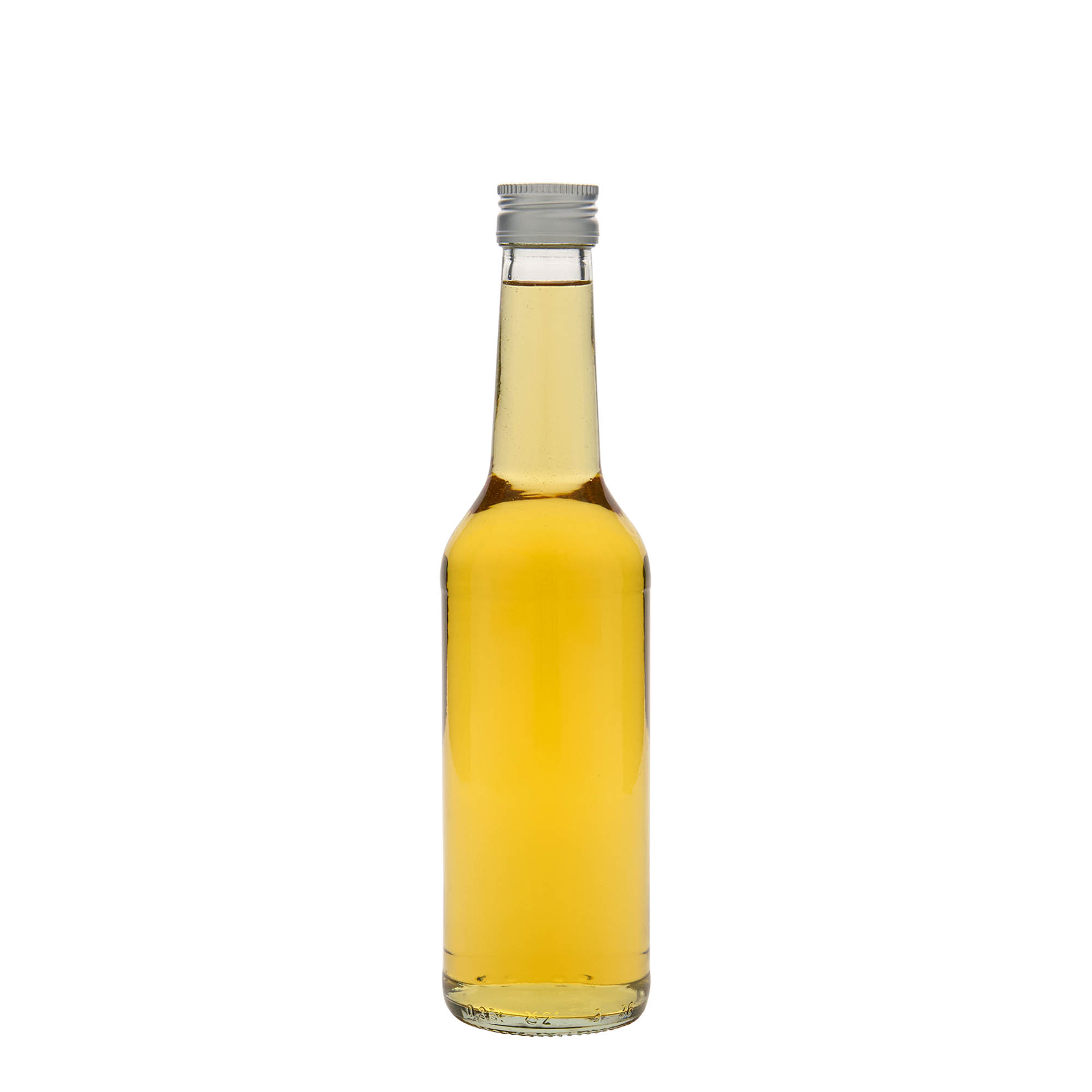 350 ml skleněná láhev s přímým hrdlem, hrdlo: PP 28