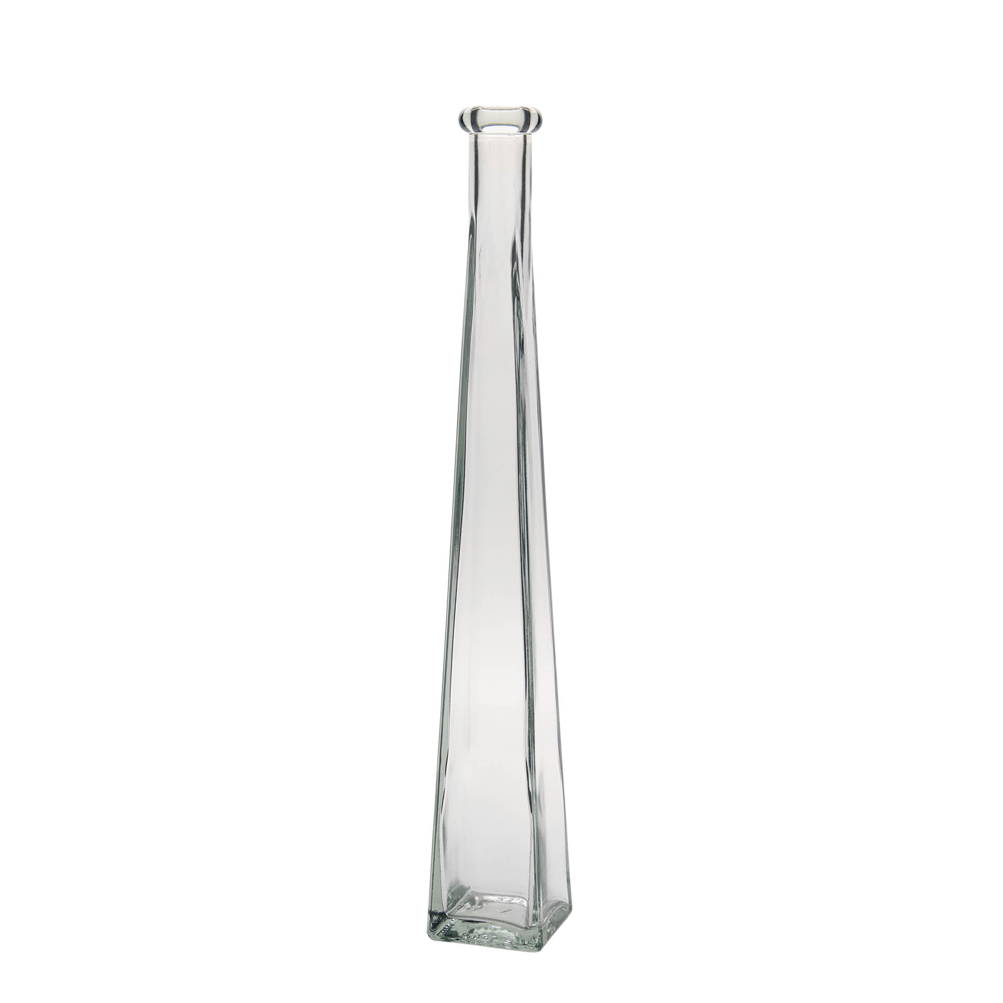 200 ml skleněná lahvička 'Dama Quadrato', čtvercová, hrdlo: korek