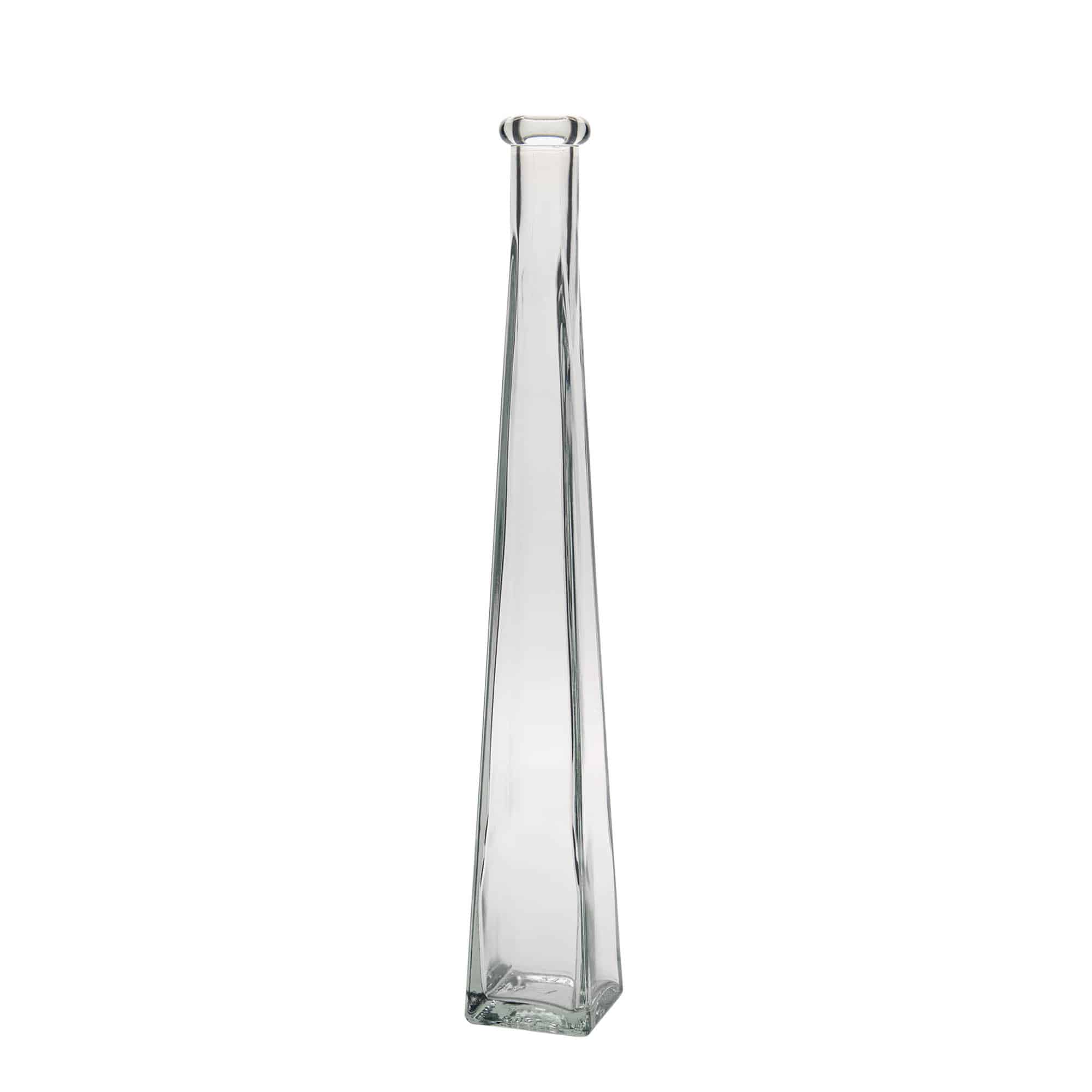 200 ml skleněná lahvička 'Dama Quadrato', čtvercová, hrdlo: korek