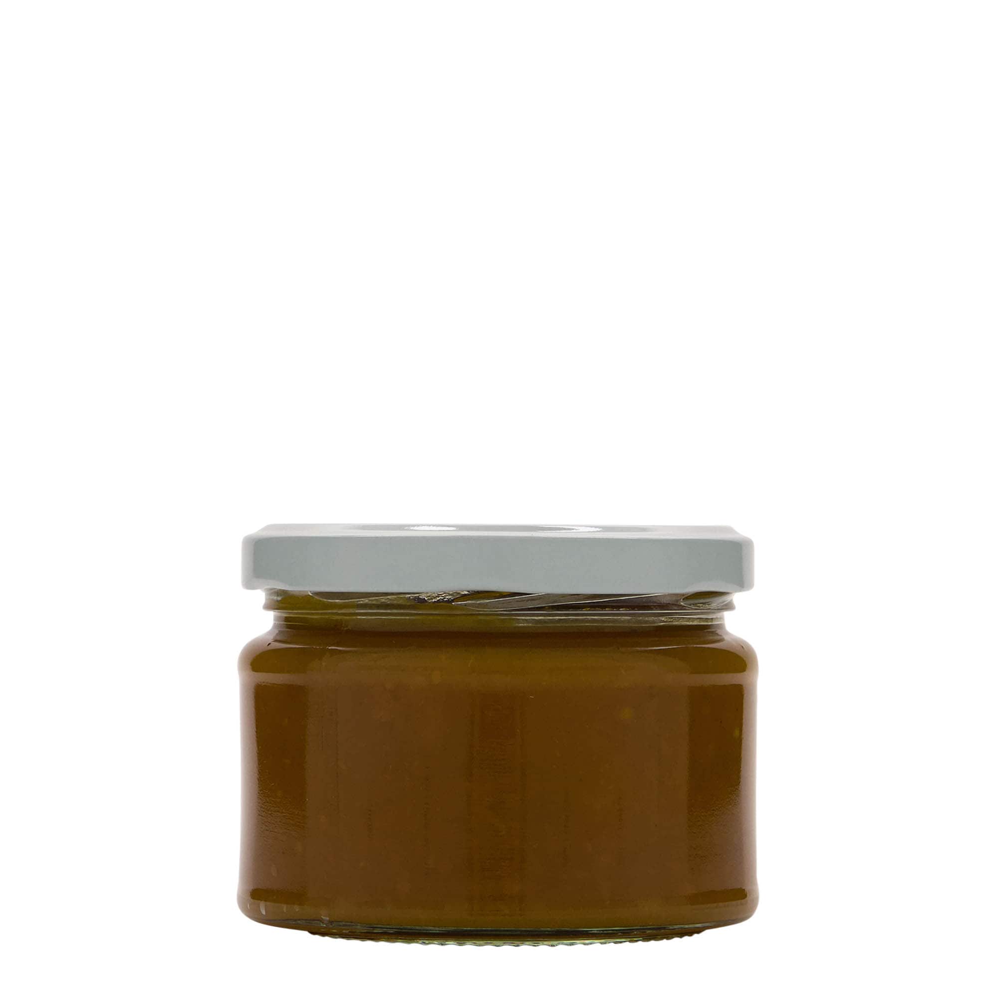 280 ml plochá kulatá sklenice, hrdlo: Twist-Off (TO 82)