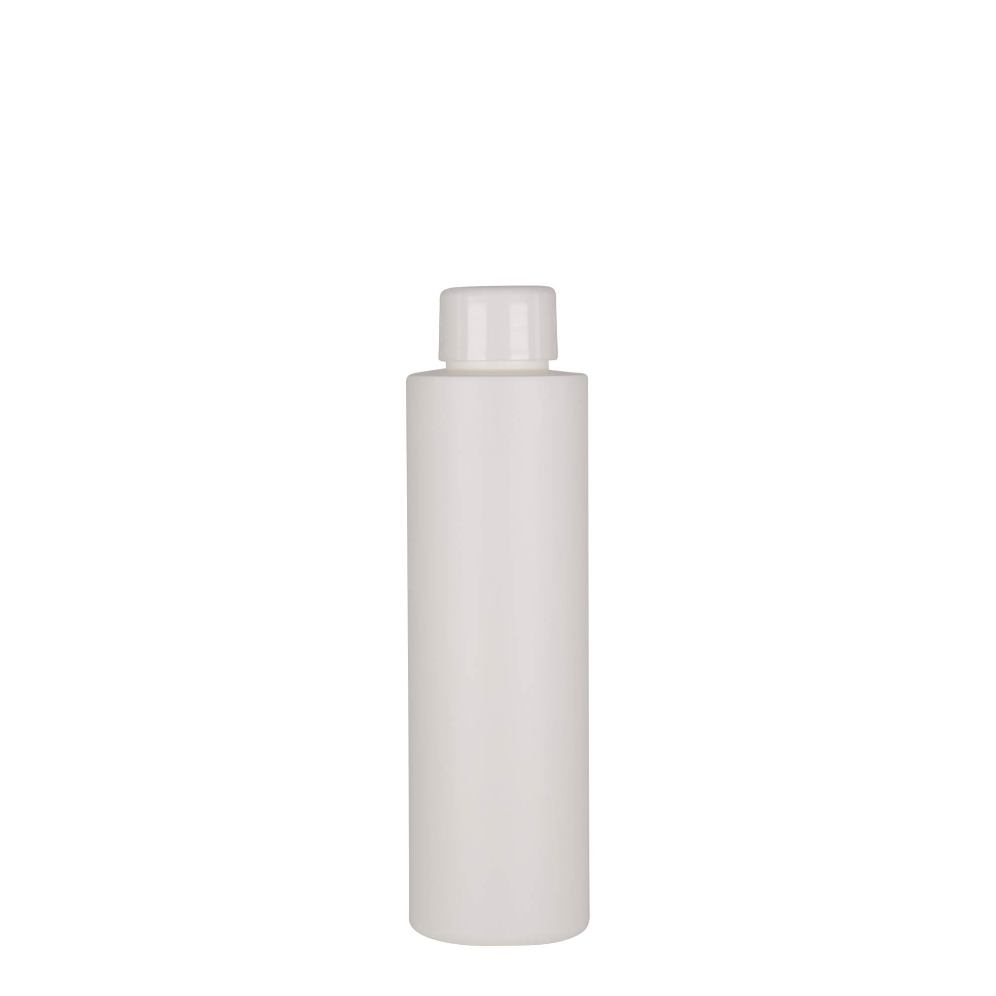 150 ml plastová láhev 'Pipe', HDPE, bílá, hrdlo: 24/410