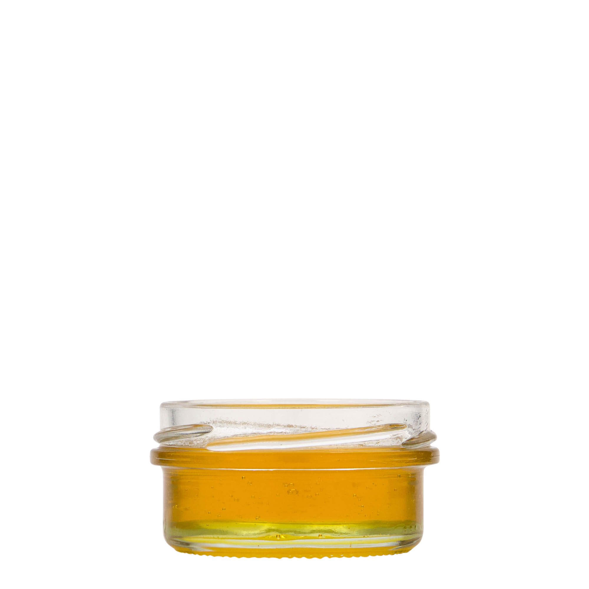 65 ml plochá zavařovací sklenice, hrdlo: Twist-Off (TO 66)