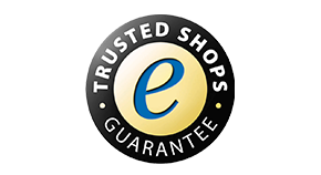 Logo důvěryhodných obchodů Logo Trusted Shops v barvě na bílém pozadí
