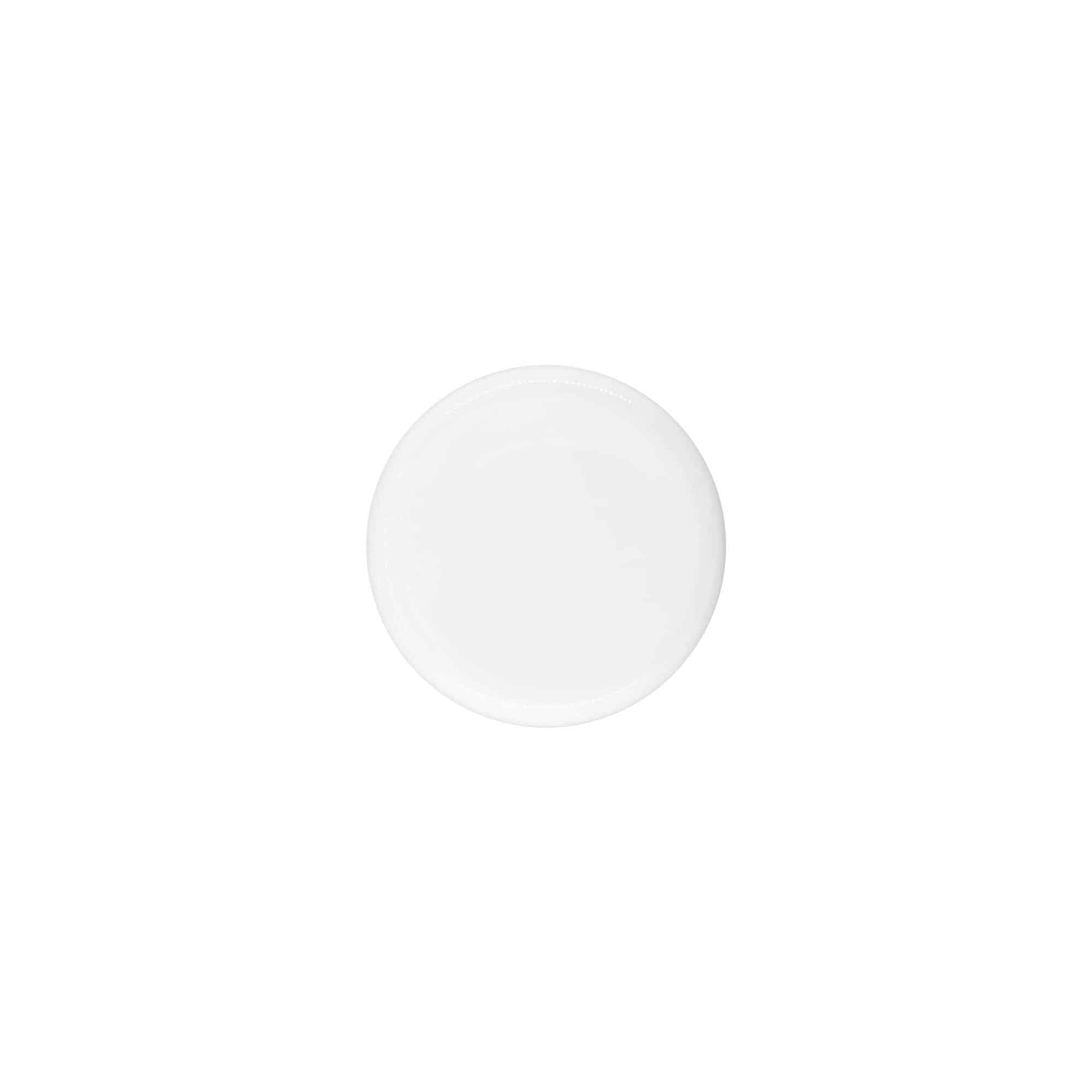 Šroubovací uzávěr pro 30 ml „Bianca“, PP plast, bílý