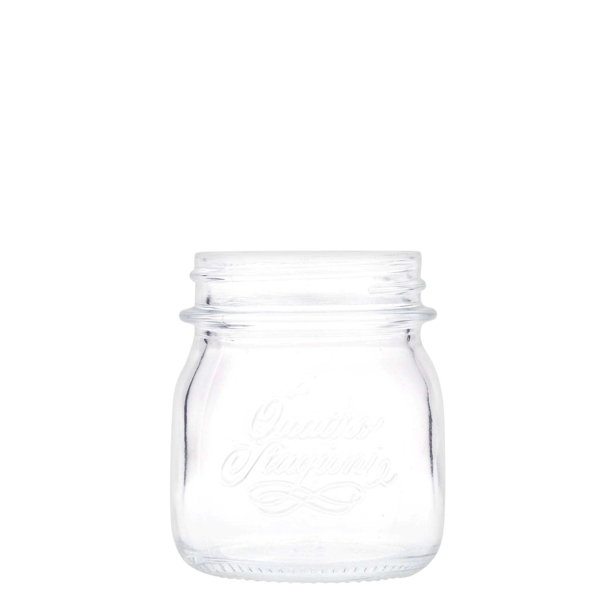 250 ml sklenice 'Quattro Stagioni', hrdlo: závitové uzávěr 250 ml sklenice 'Quattro Stagioni', hrdlo: závitové uzávěr