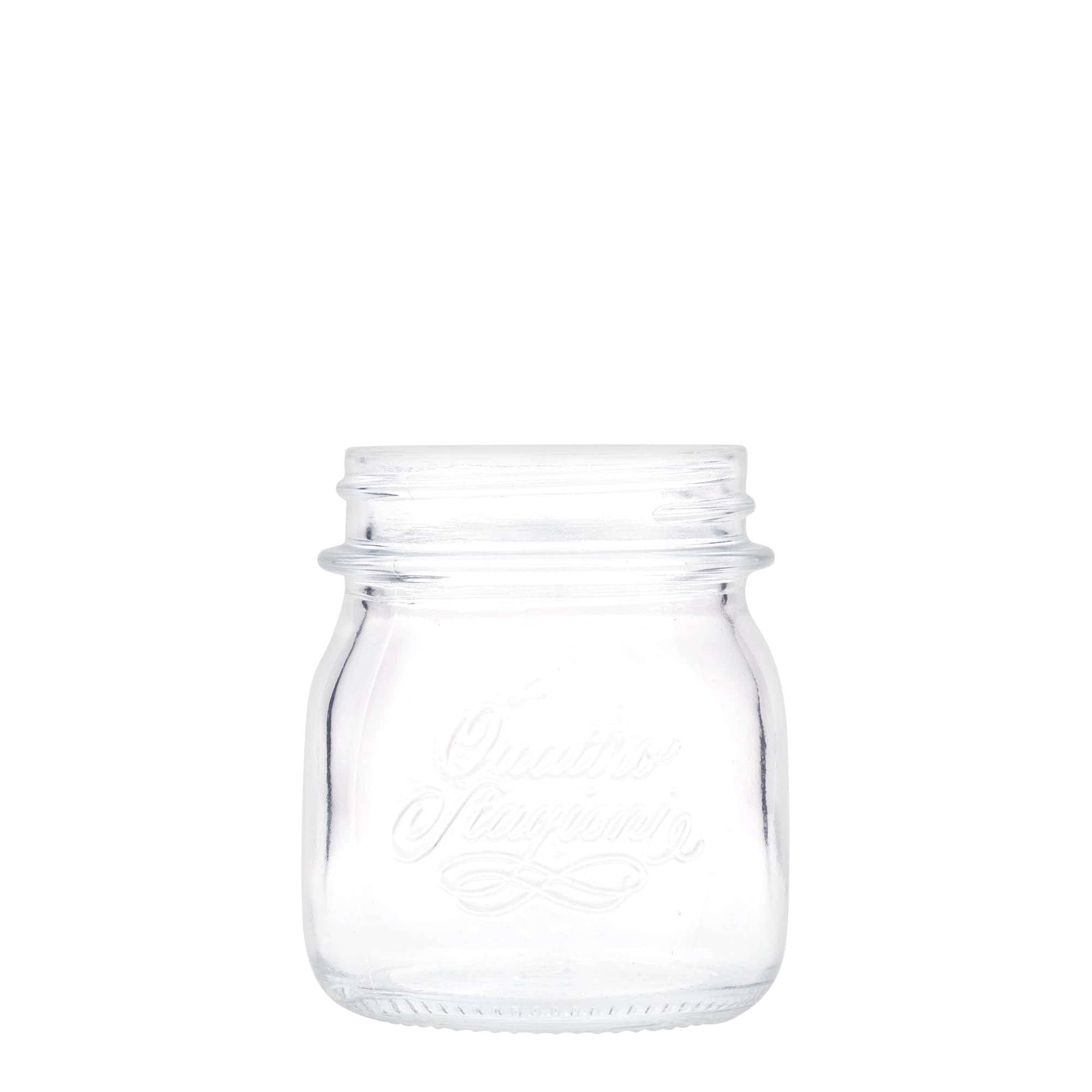 250 ml sklenice 'Quattro Stagioni', hrdlo: závitové uzávěr 250 ml sklenice 'Quattro Stagioni', hrdlo: závitové uzávěr