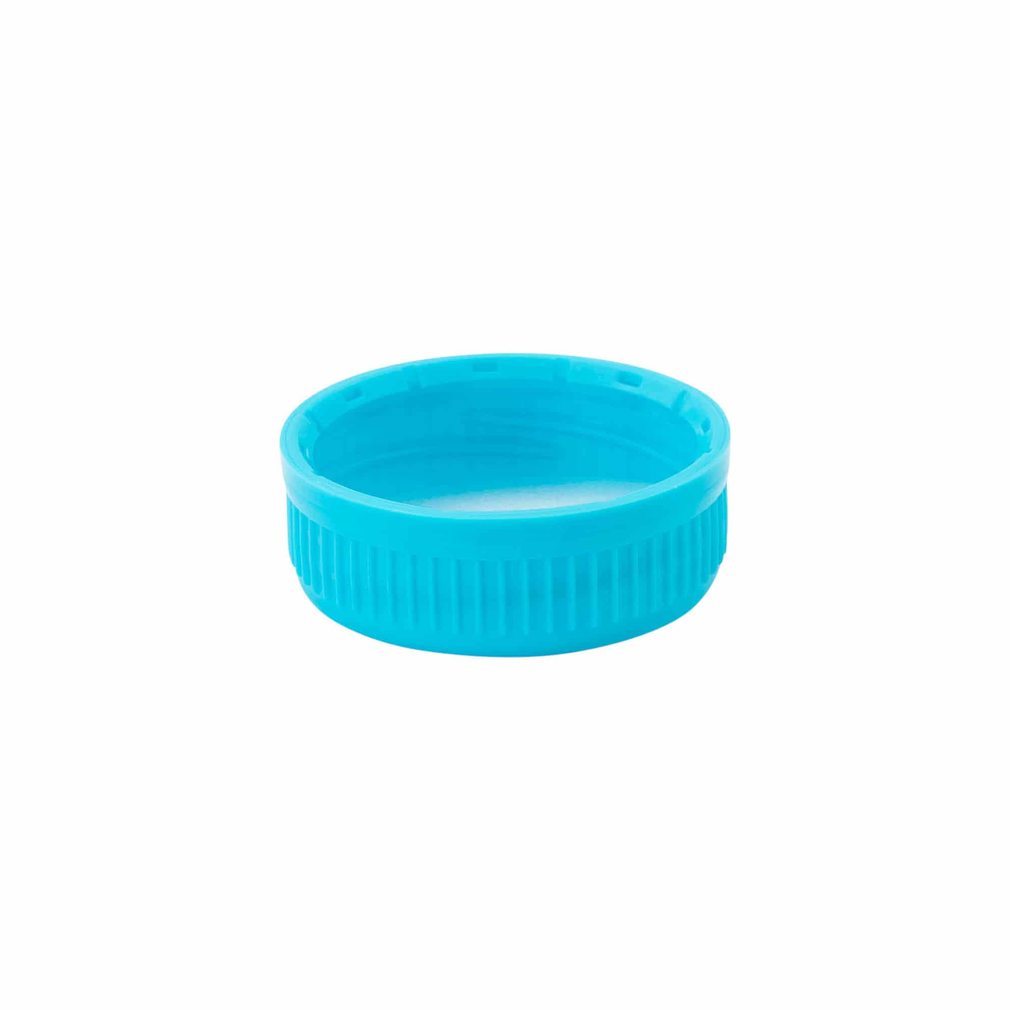 Šroubovací uzávěr 40 mm, PE-plast, světle modrý