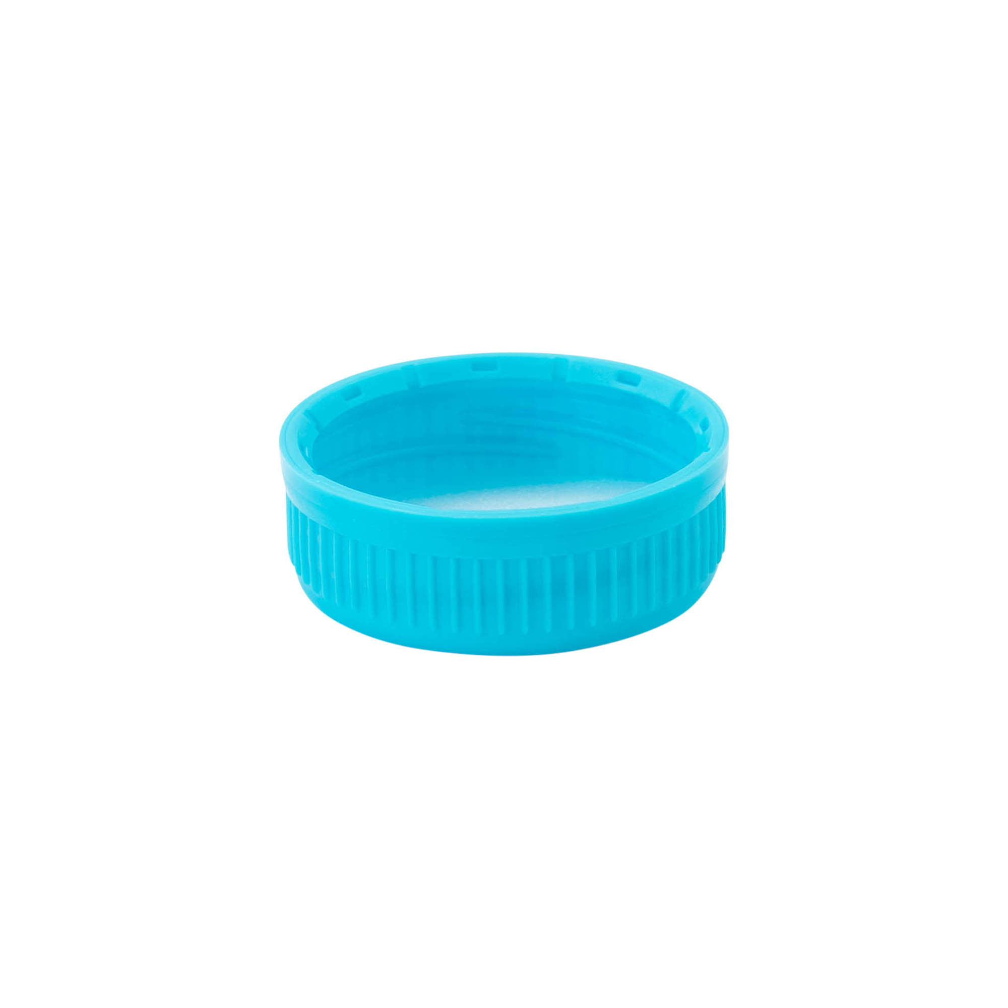 Šroubovací uzávěr 40 mm, PE-plast, světle modrý