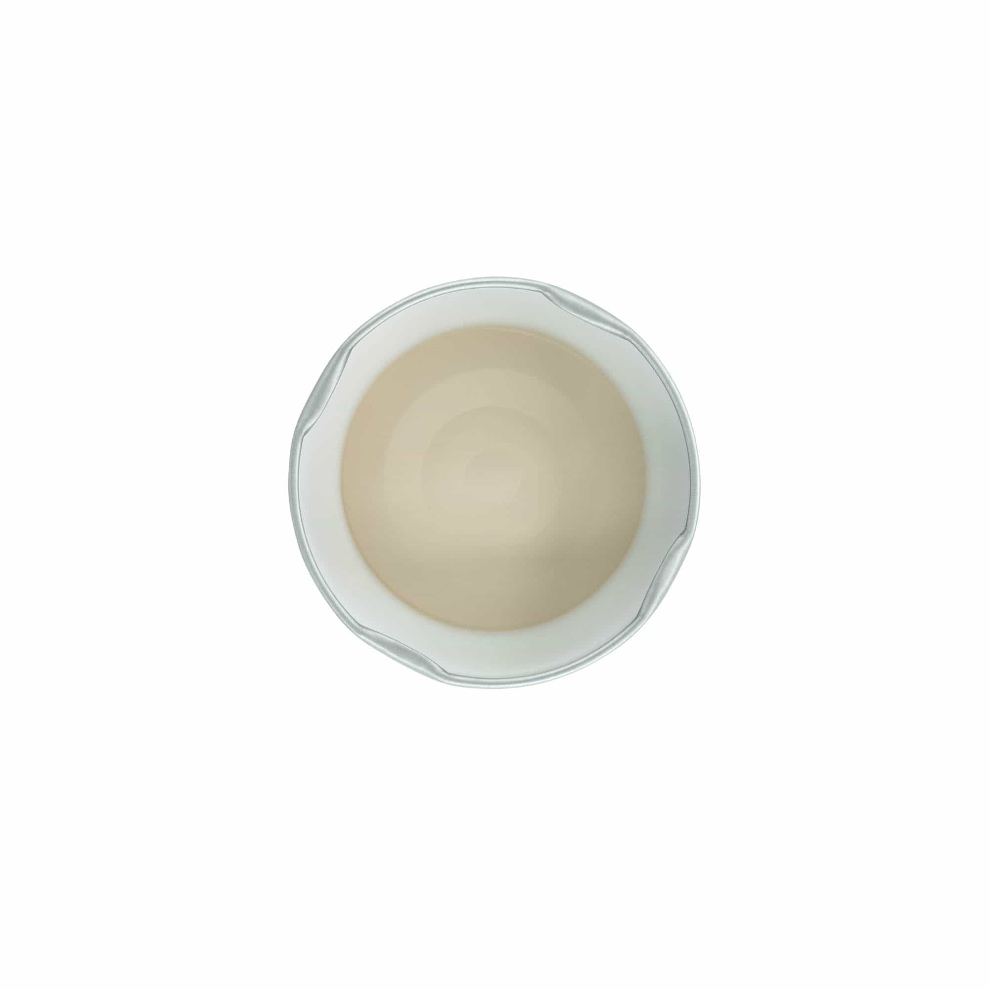 Uzávěr Deep-Twist-Off, plech, stříbrný, pro hrdlo: Deep-TO 63