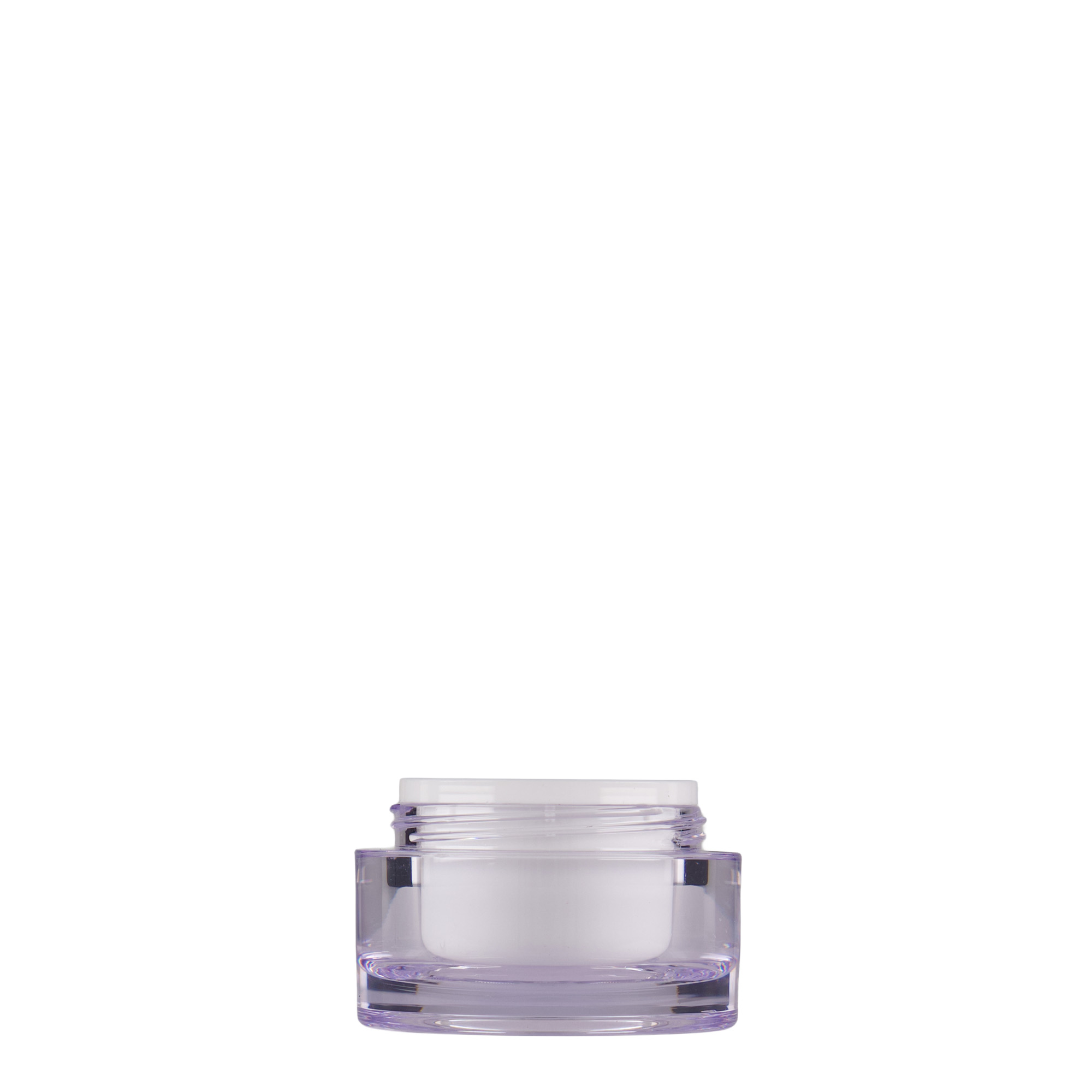 10 ml kelímek, SAN plast, bílý, hrdlo: šroubovací uzávěr 10 ml kelímek, SAN plast, bílý, hrdlo: šroubovací uzávěr