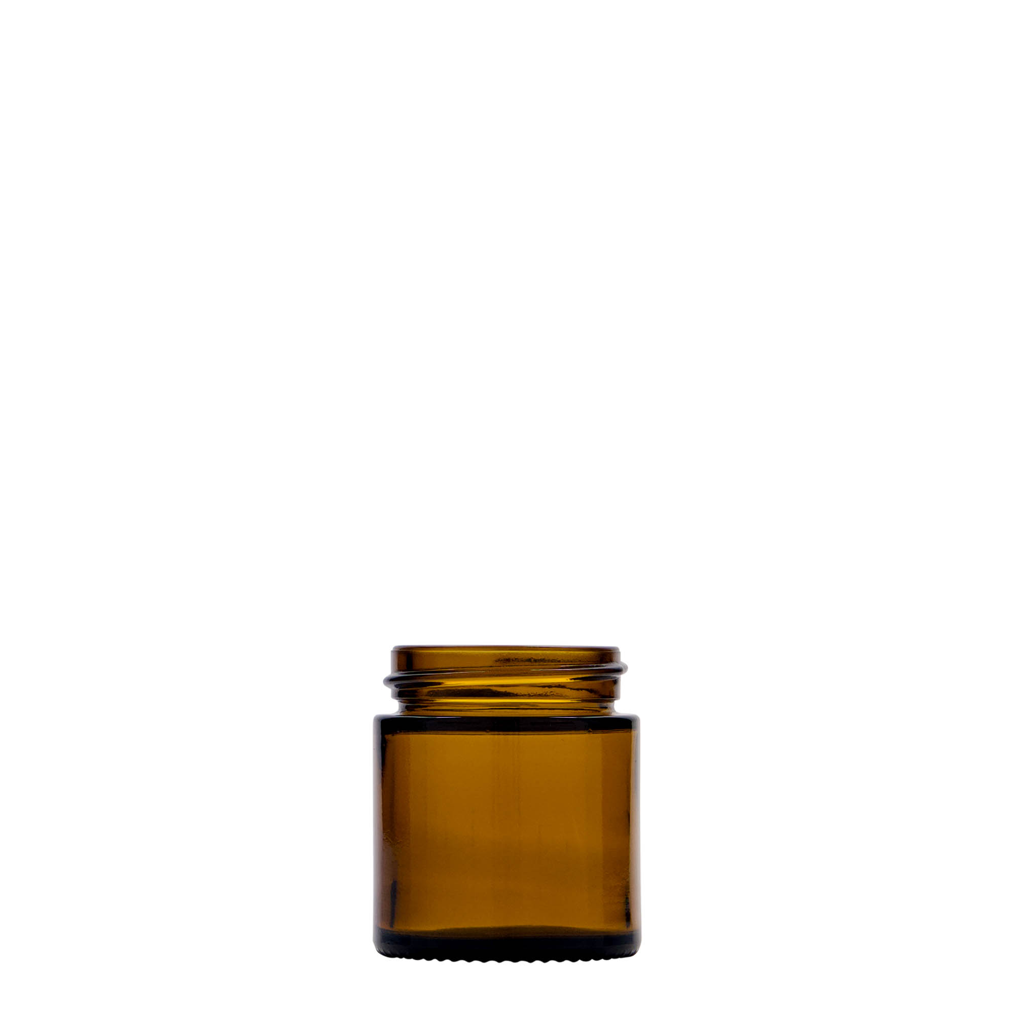 30 ml kelímek „Brown Line“, sklo, hnědý, hrdlo: závitové uzávěr