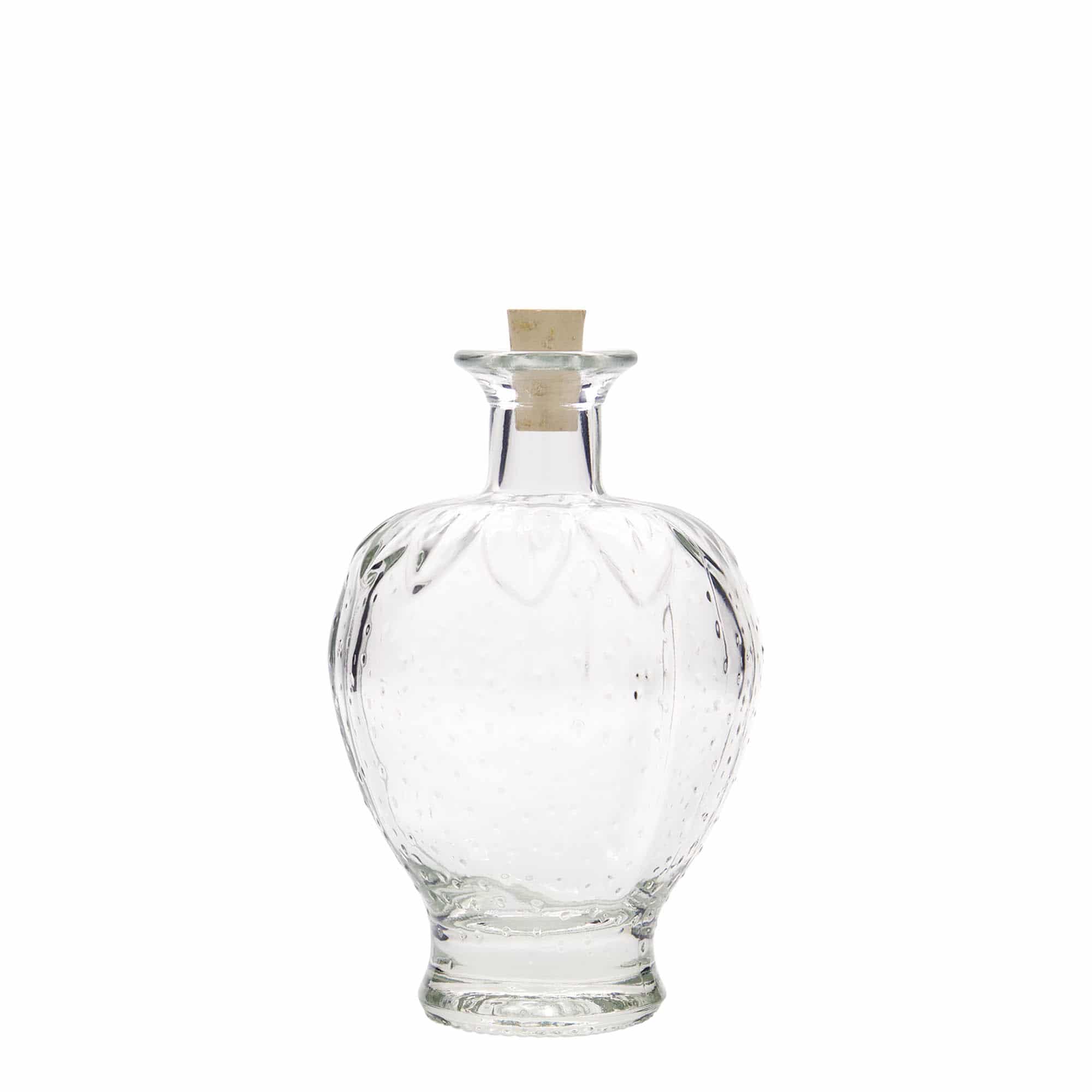 Skleněná lahev 200 ml 'Jahoda', uzávěr: korek