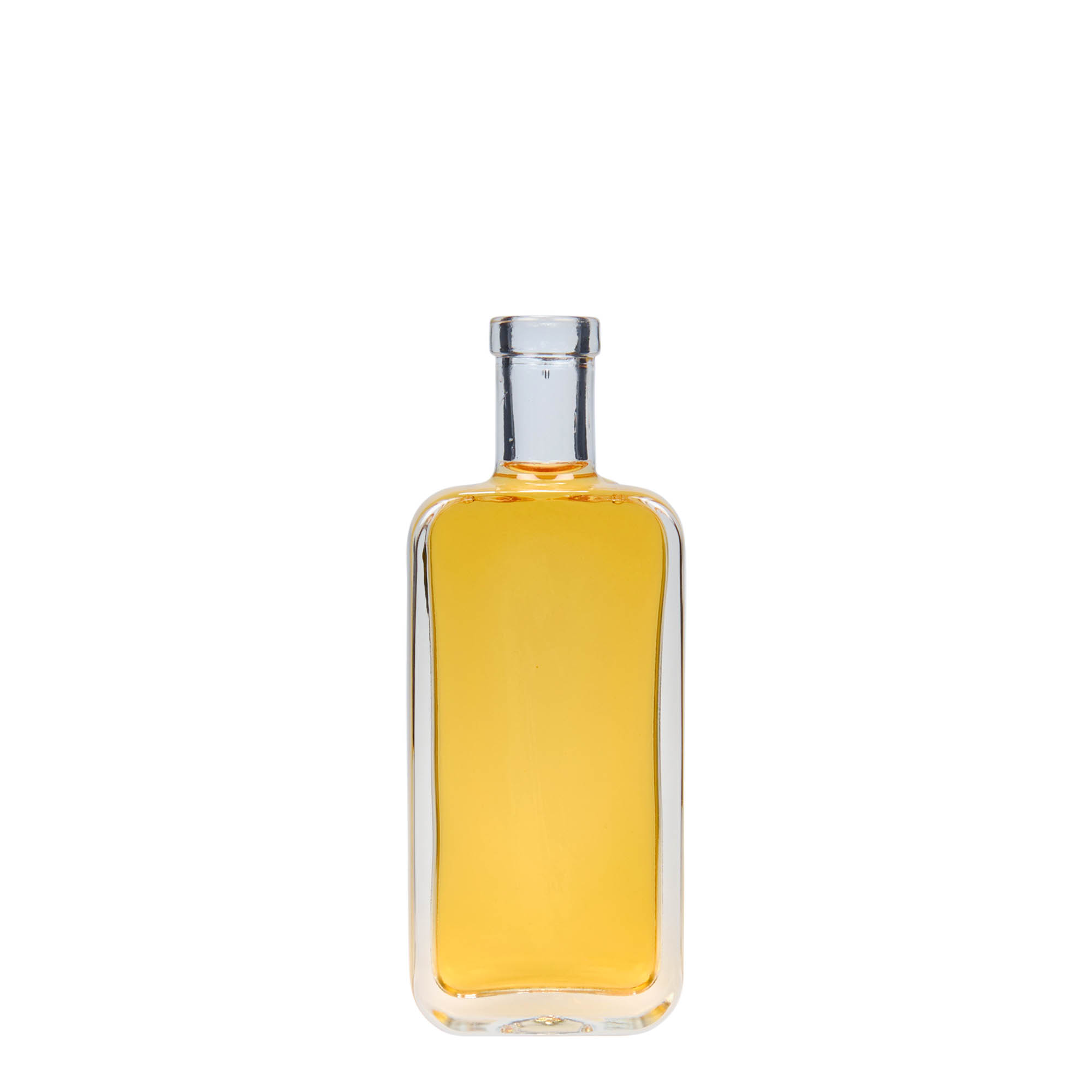 100 ml skleněná lahvička 'Nice', obdélníková, hrdlo: korek