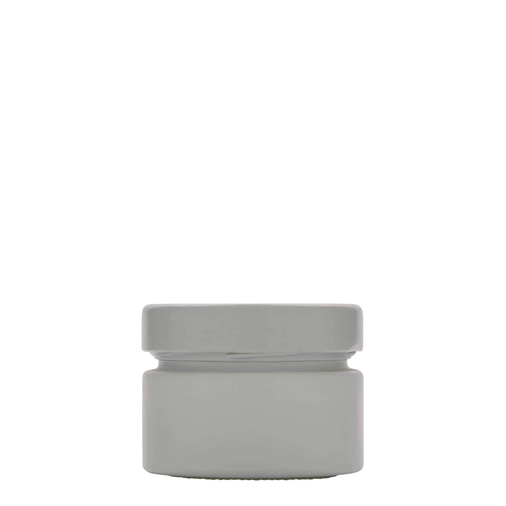 Kulatá sklenice 130 ml 'Aurora', bílá, uzávěr: Deep Twist Off (DTO 66)