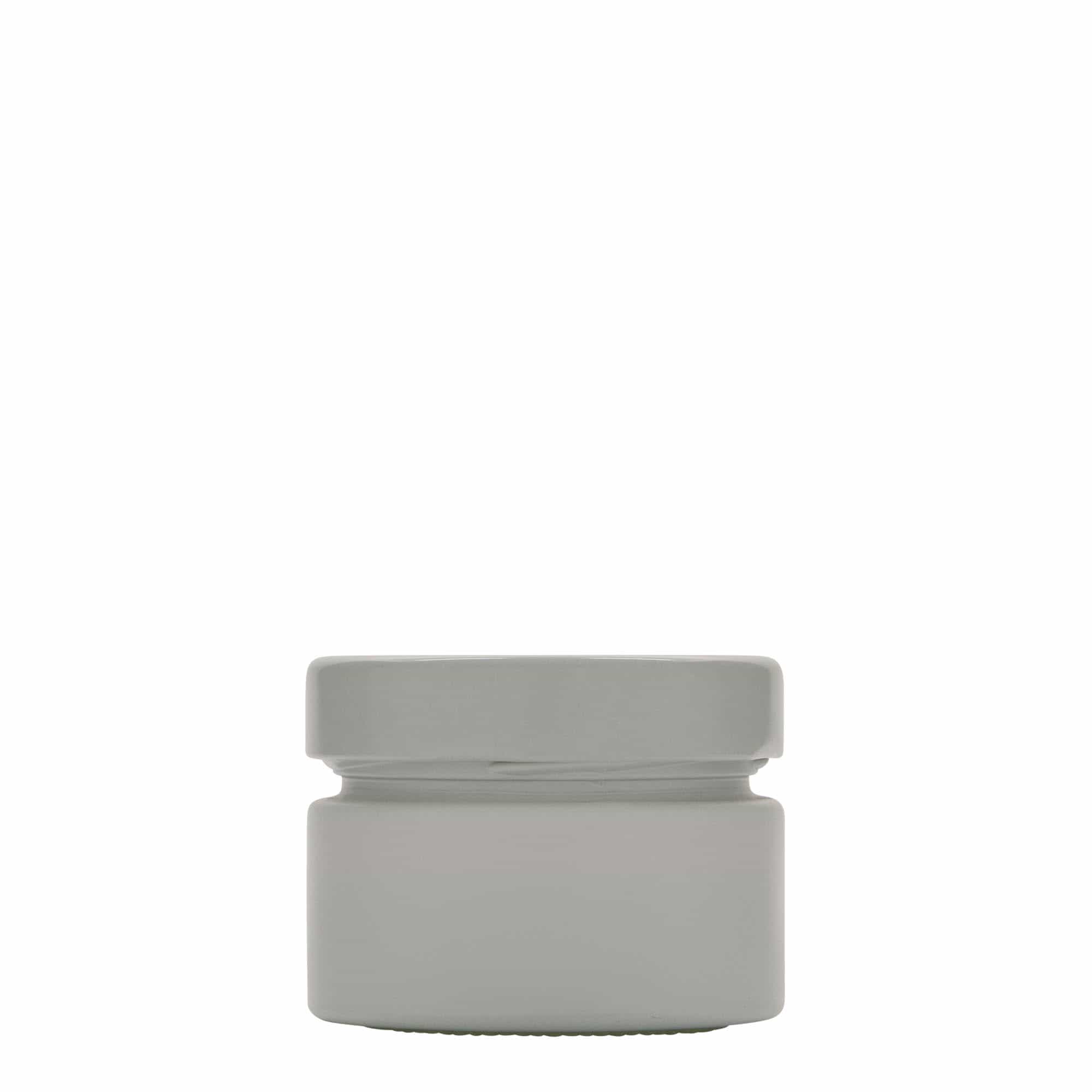130 ml kulaté sklo „Aurora“, bílé, hrdlo: Deep-Twist-off (DTO 66)