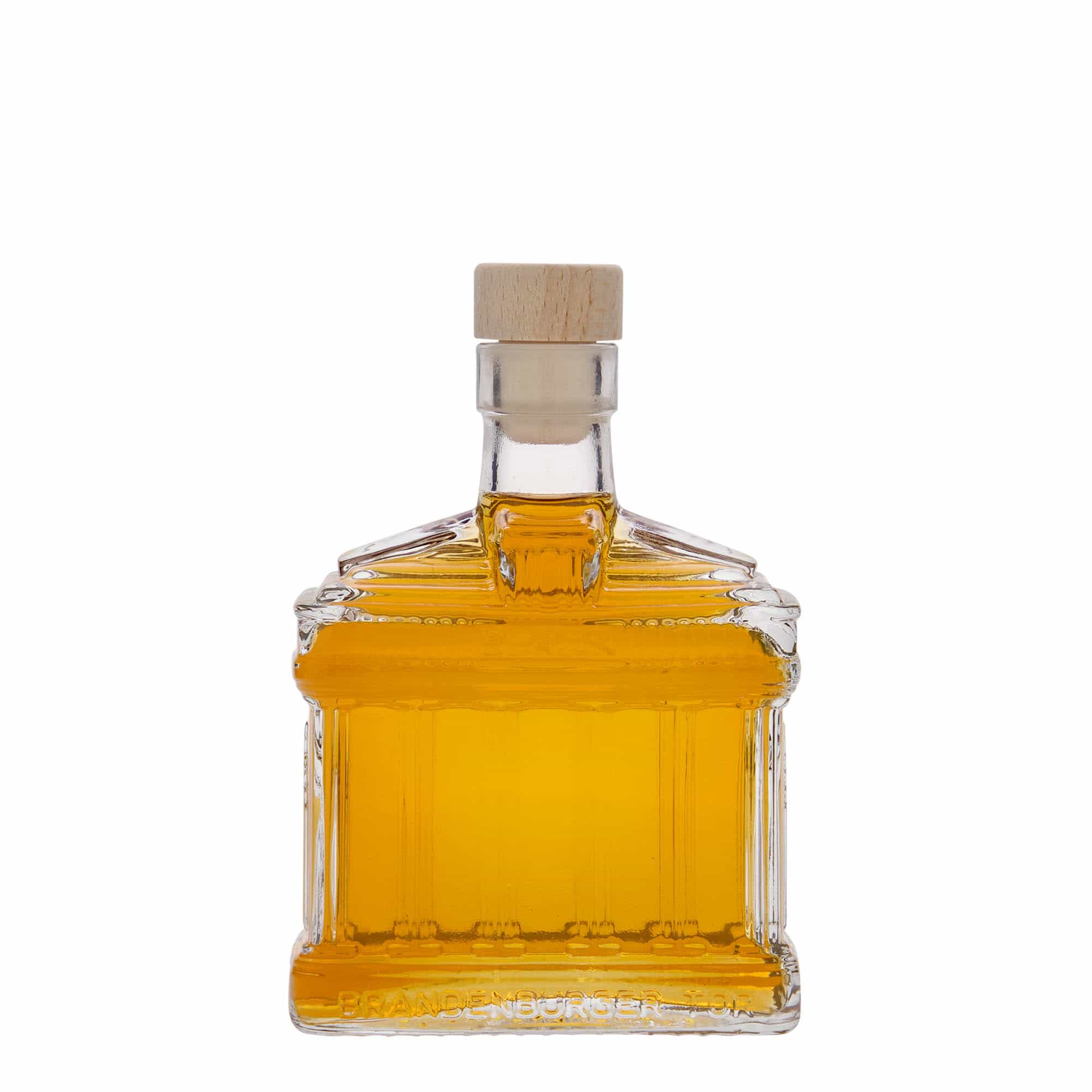 Skleněná lahev 200 ml 'Braniborská brána', uzávěr: korek