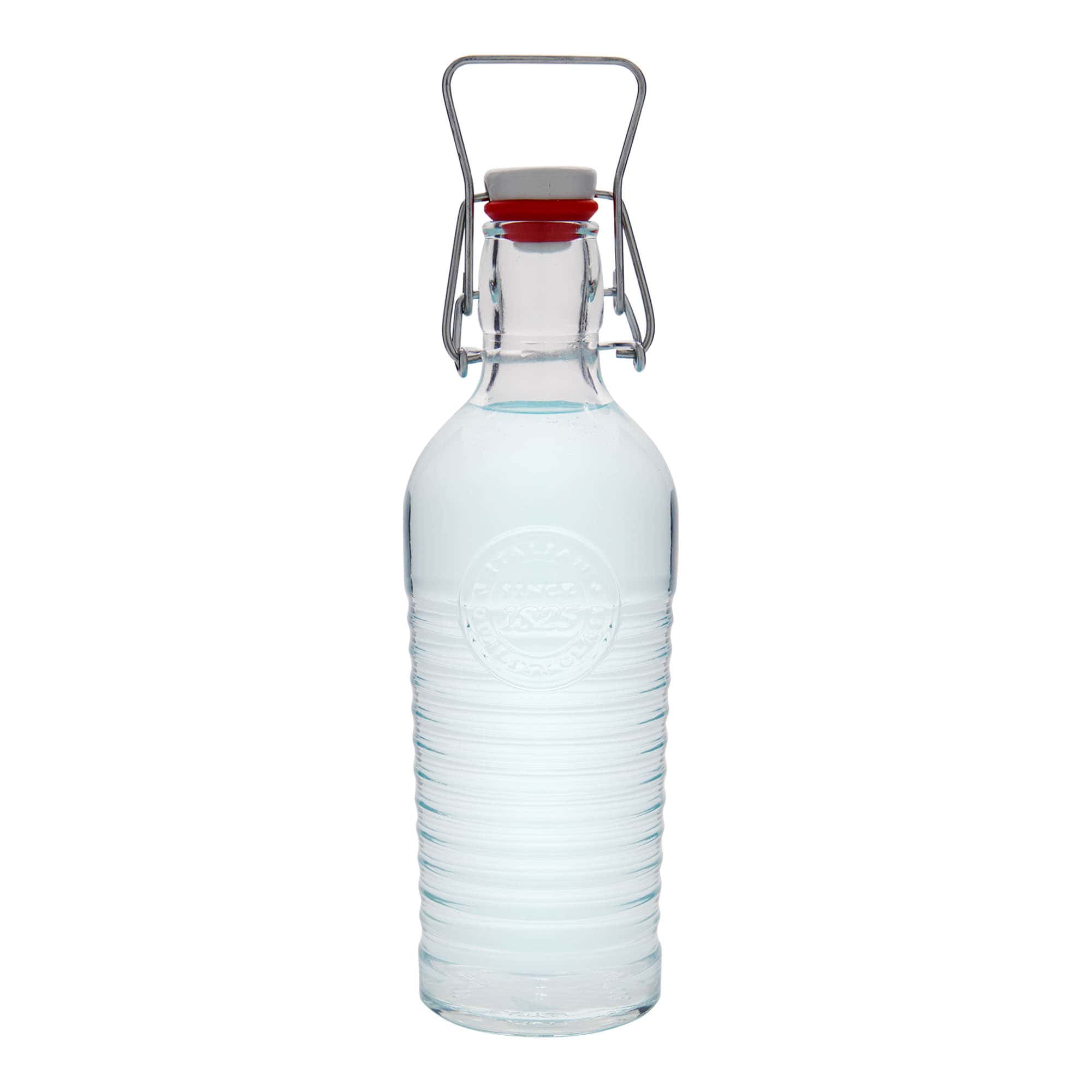 750 ml skleněná láhev 'Officina 1825', hrdlo: uzávěr s pákou