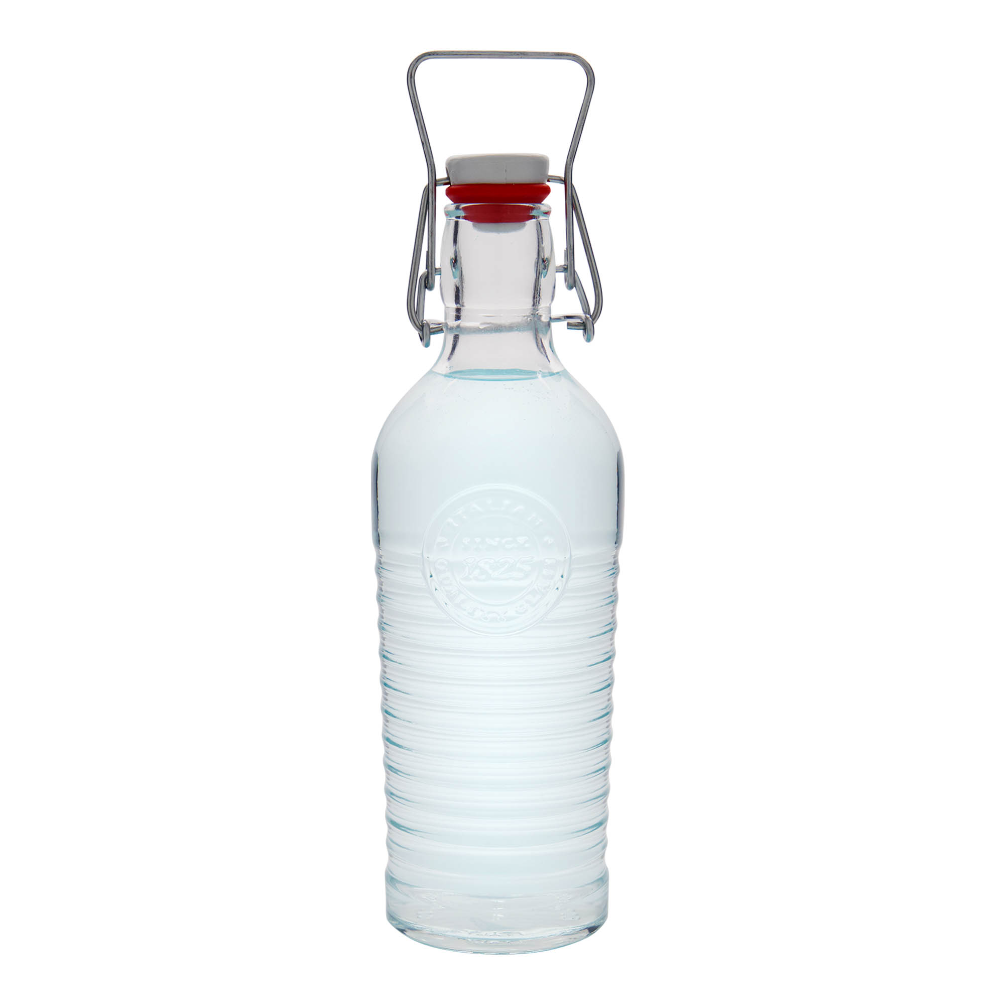 750 ml skleněná láhev „Officina 1825“, hrdlo: uzávěr s pákou