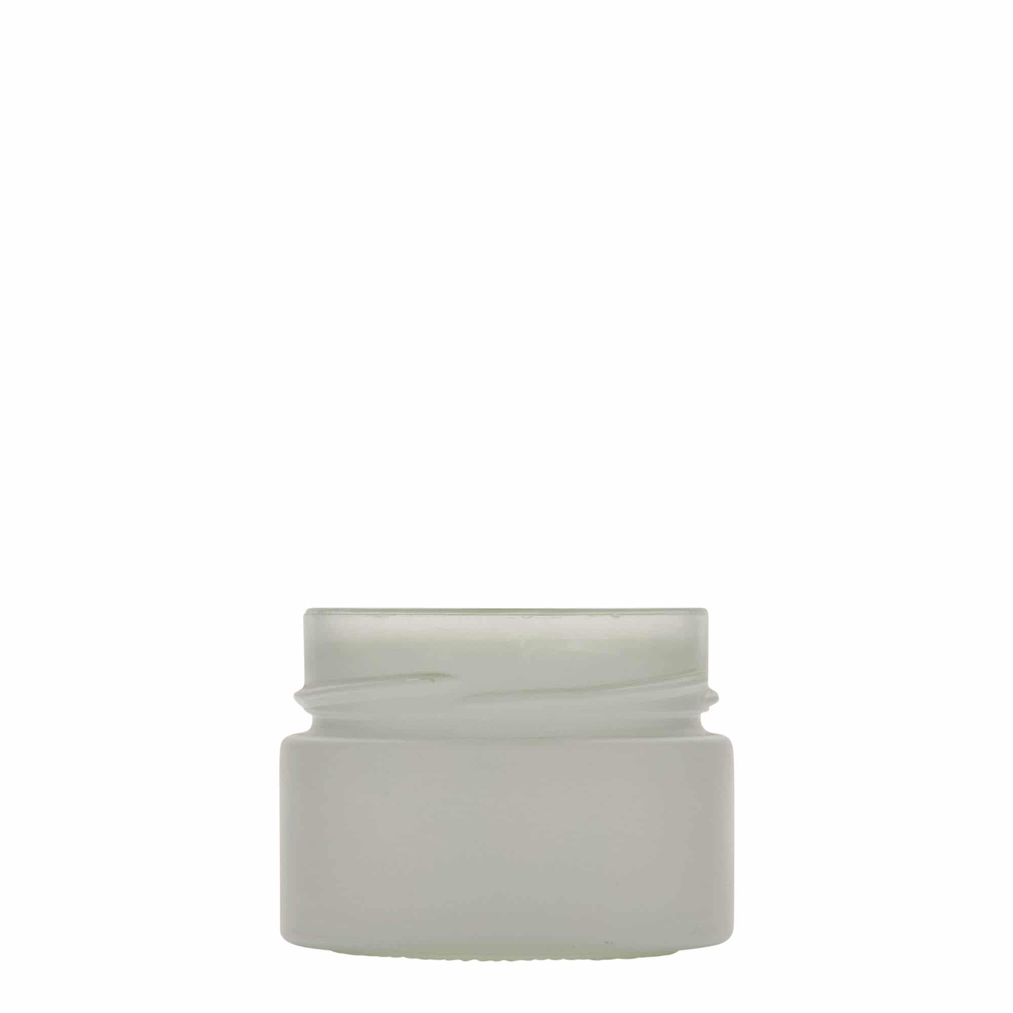 Kulatá sklenice 130 ml 'Aurora', bílá, uzávěr: Deep Twist Off (DTO 66)