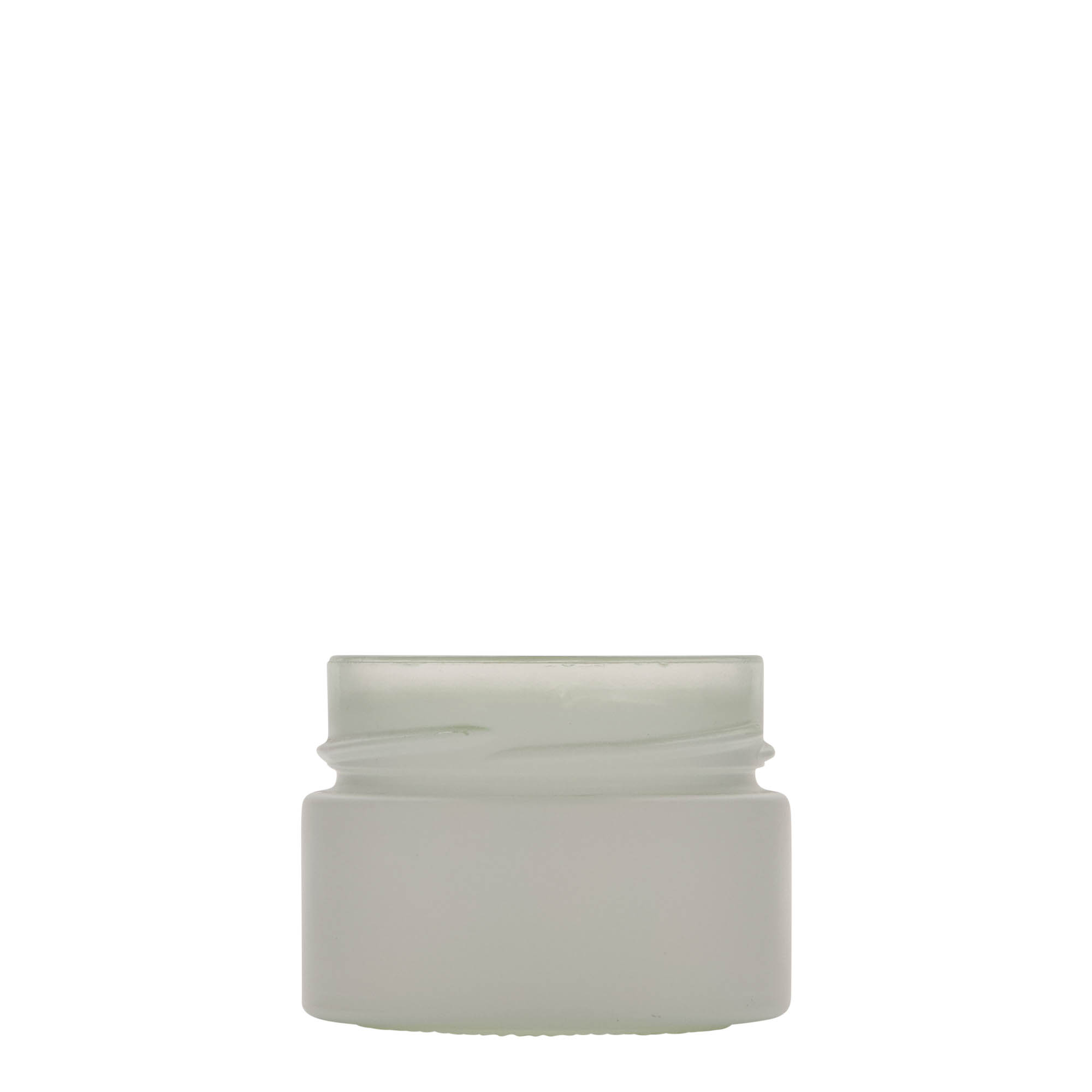 130 ml kulaté sklo 'Aurora', bílé, hrdlo: Deep-Twist-Off (DTO 66)