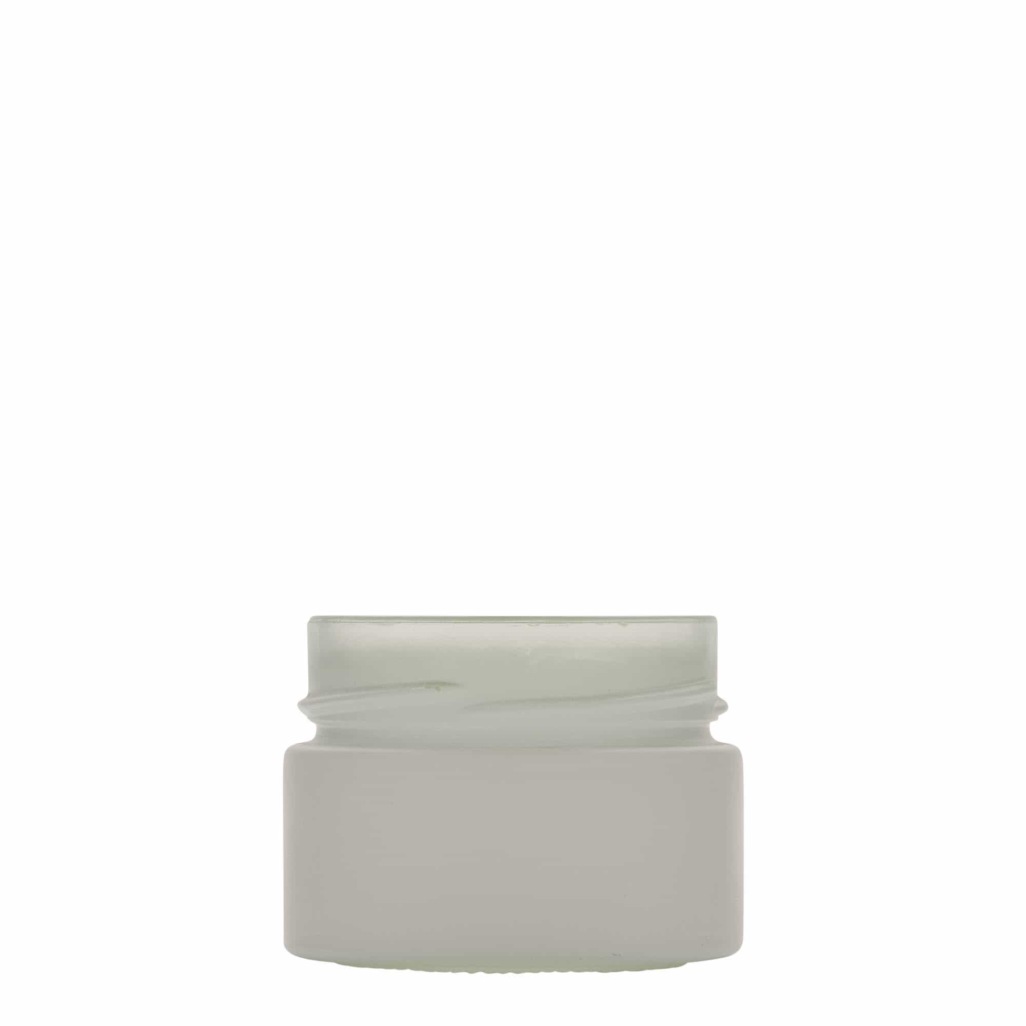 130 ml kulaté sklo „Aurora“, bílé, hrdlo: Deep-Twist-off (DTO 66)