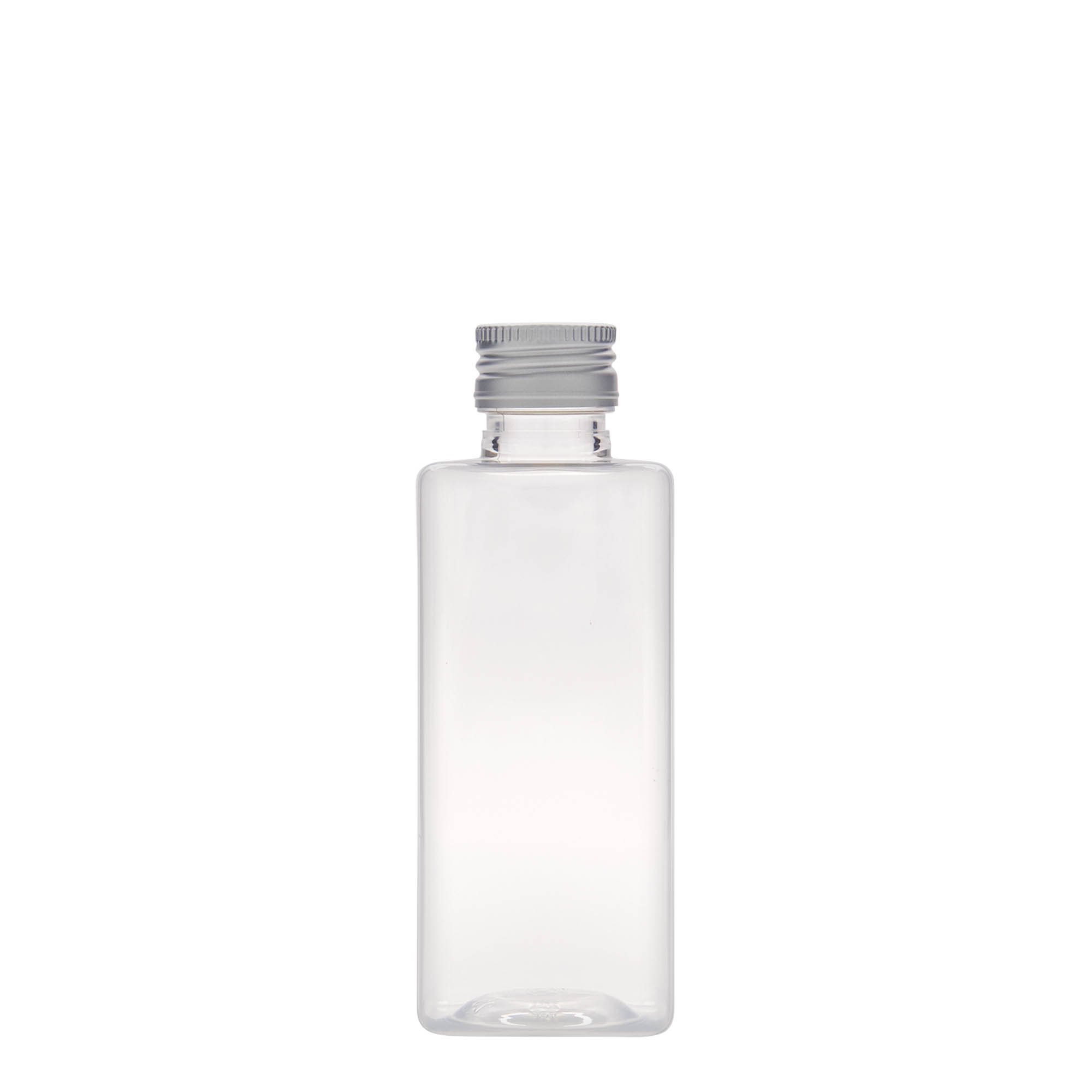 250 ml PET láhev 'Karl', čtvercová, plast, hrdlo: PP 28
