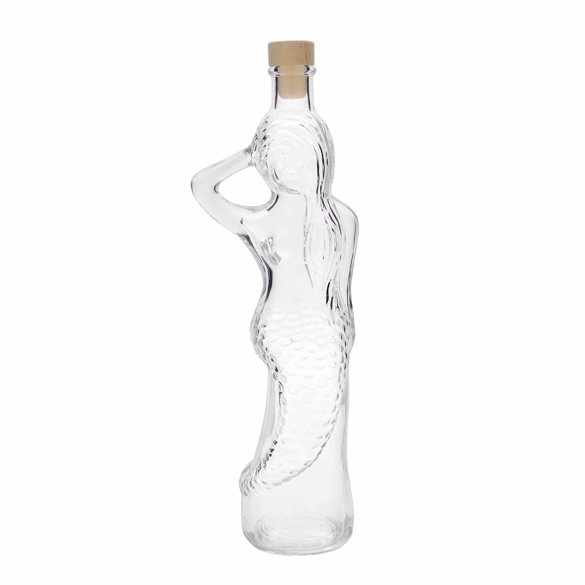 500 ml skleněná láhev 'Mořská panna', hrdlo: korek